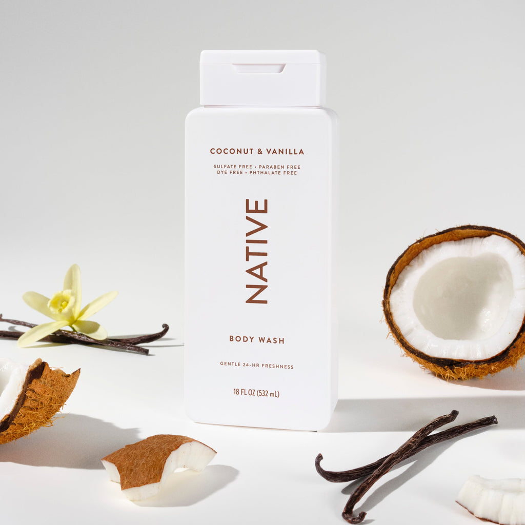 Coconut and Vanilla Body Wash Classic 18oz Care Collection