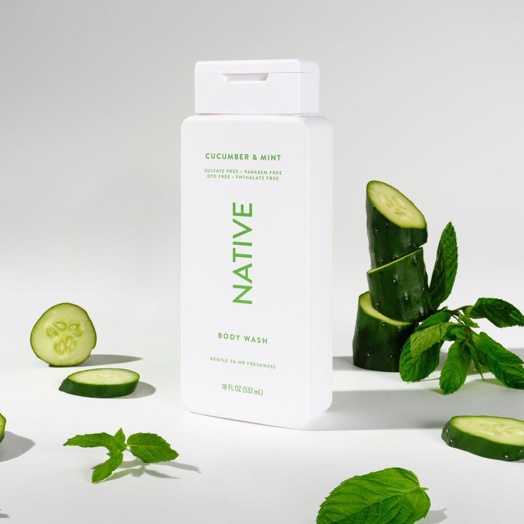 Cucumber and Mint Body Wash Classic 18oz Care Collection
