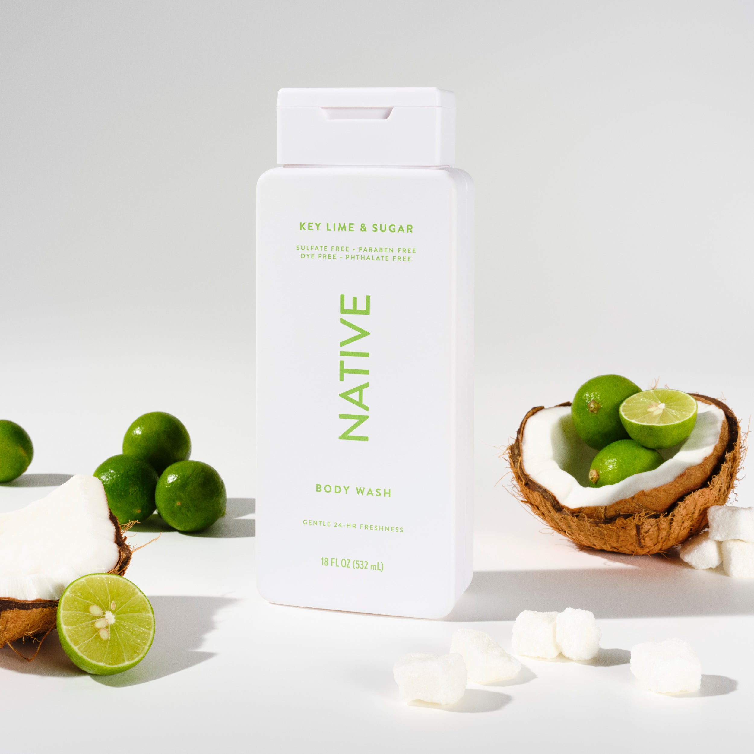 Key Lime and Sugar Body Wash Classic 18oz Care Collection