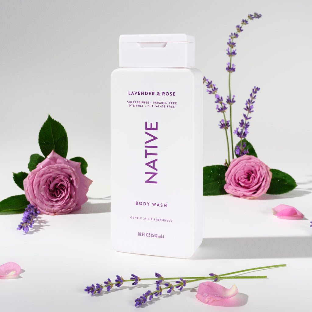 Lavender and Rose Body Wash Classic 18oz Care Collection