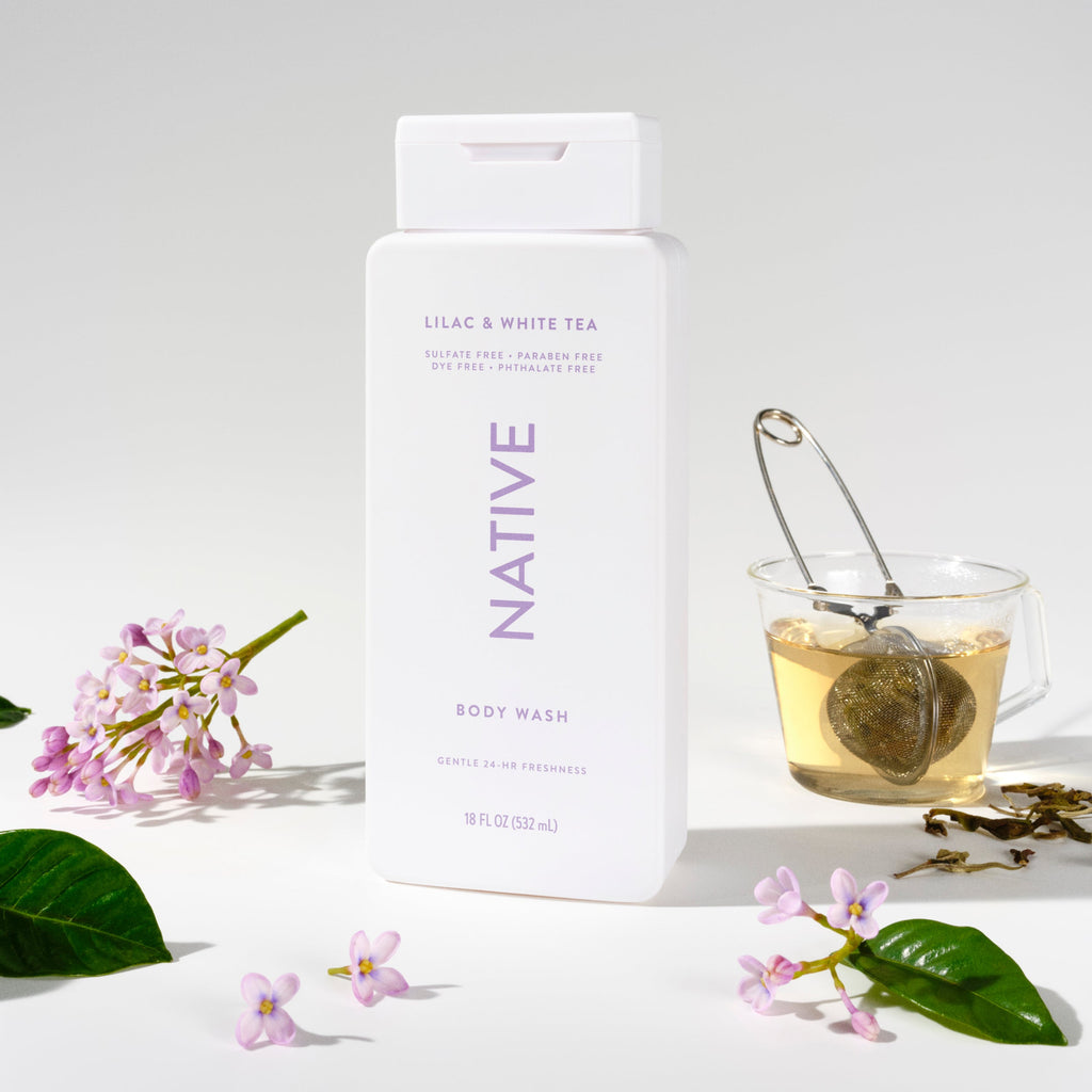 Lilac and White Tea Body Wash Classic 18oz Care Collection