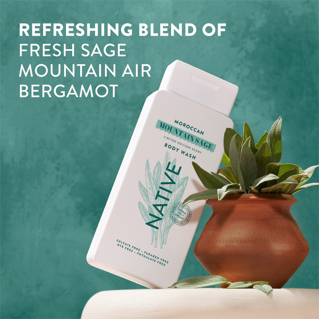 Moroccan Mountain Sage Body Wash Limited Edition 18oz Care Collection
