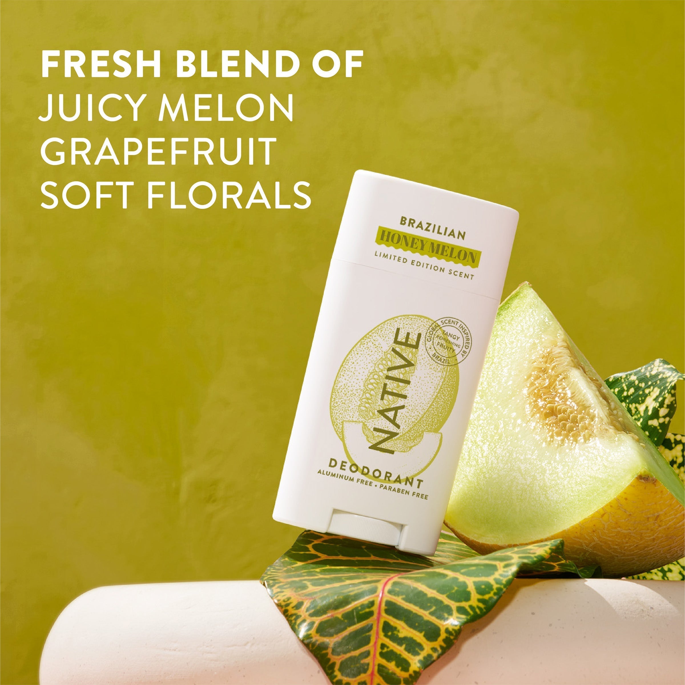Brazilian Honey Melon Deodorant Stick Limited Edition 2.65oz Care Collection
