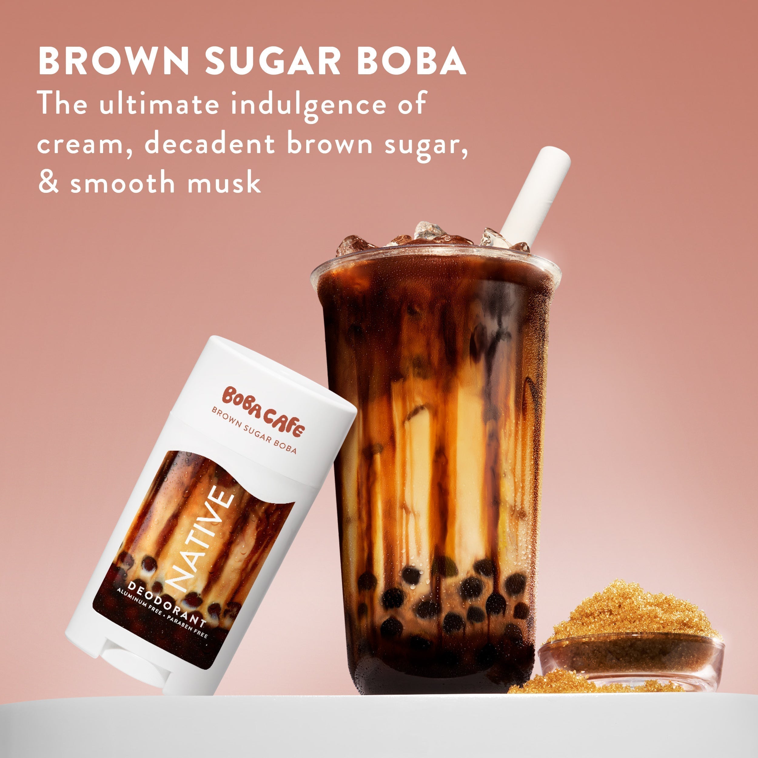 Brown Sugar Boba Deodorant Stick Limited Edition 2.65oz Care Collection