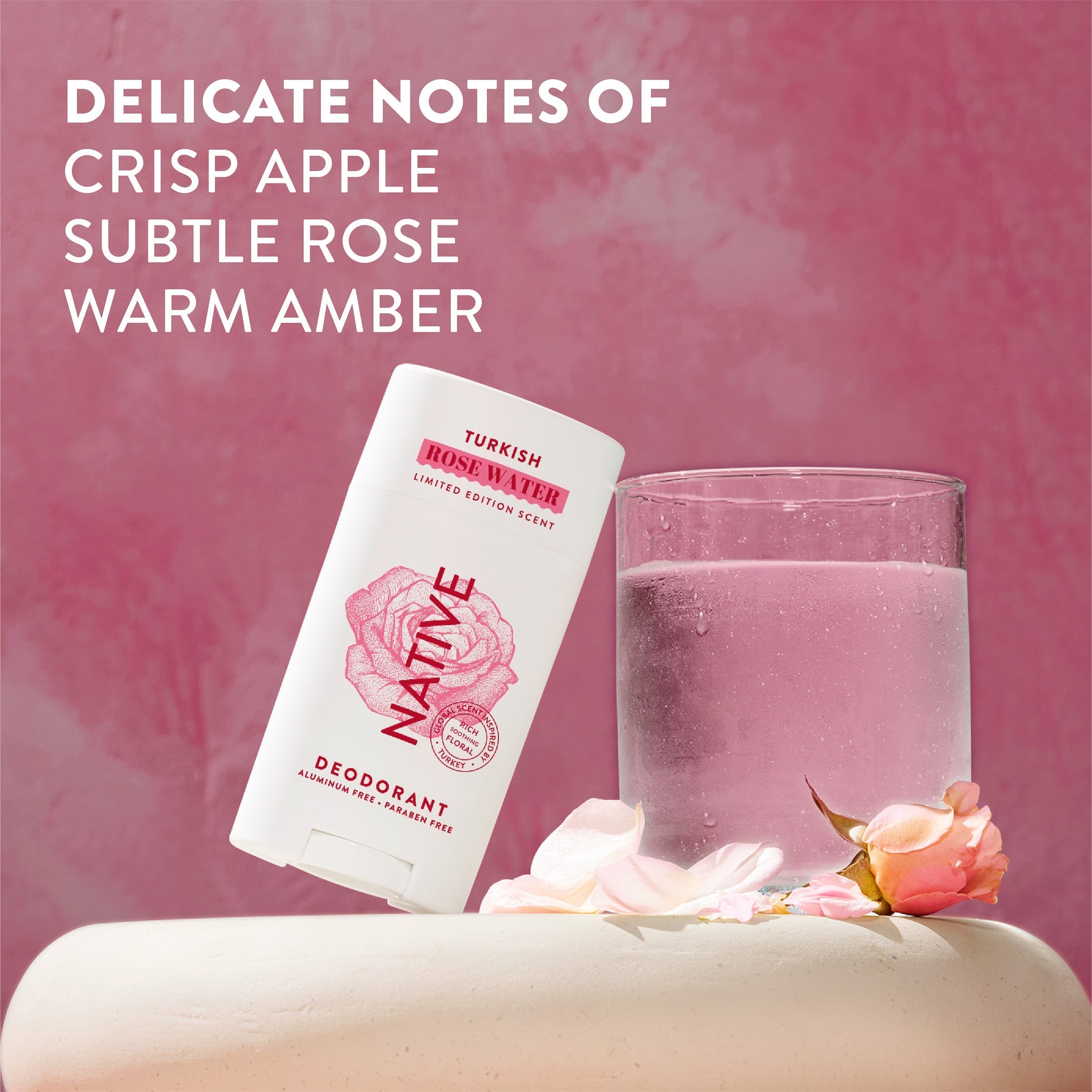 Turkish Rose Water Deodorant Stick Limited Edition 2.65oz Care Collection