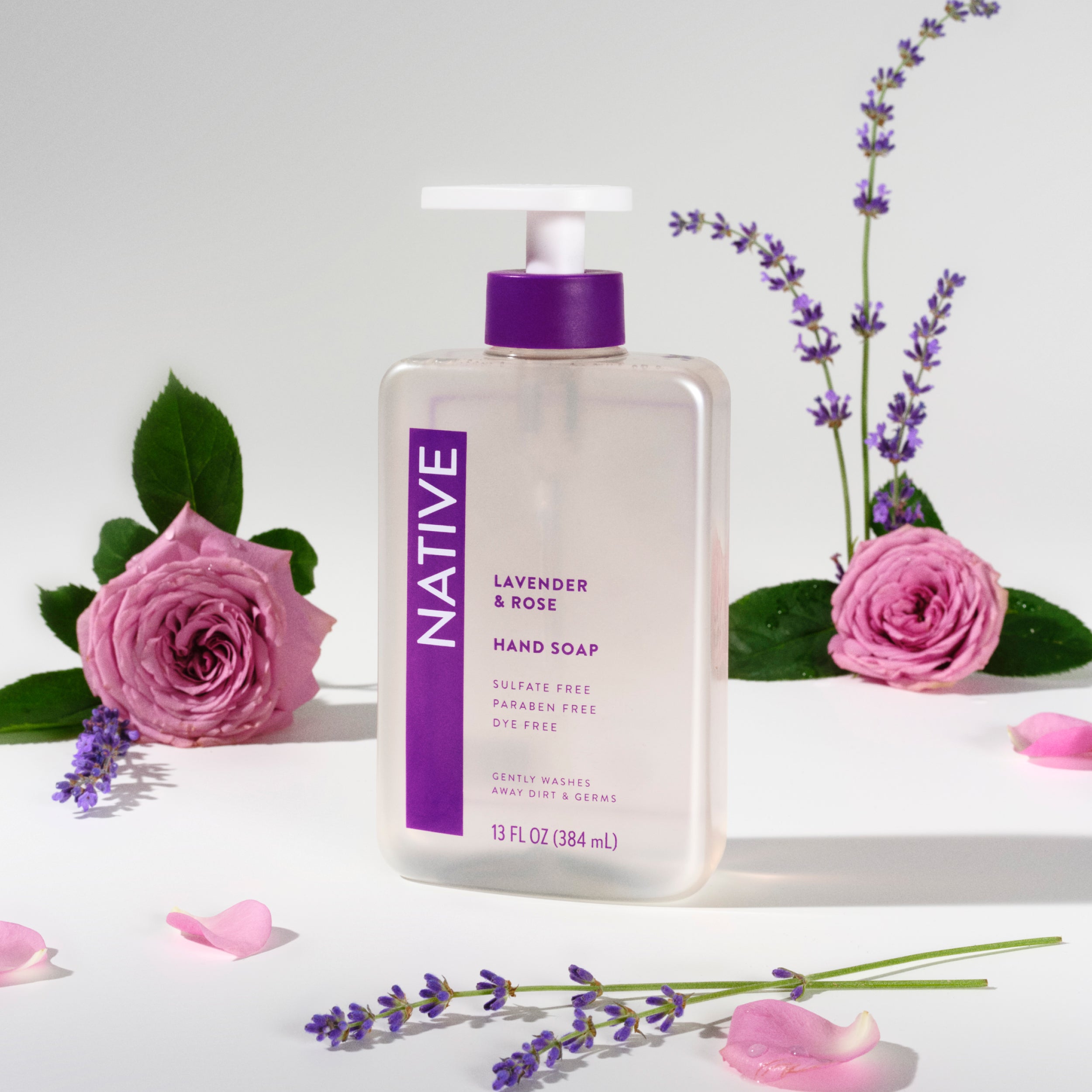 Lavender and Rose Hand Soap Classic 13oz Care Collection
