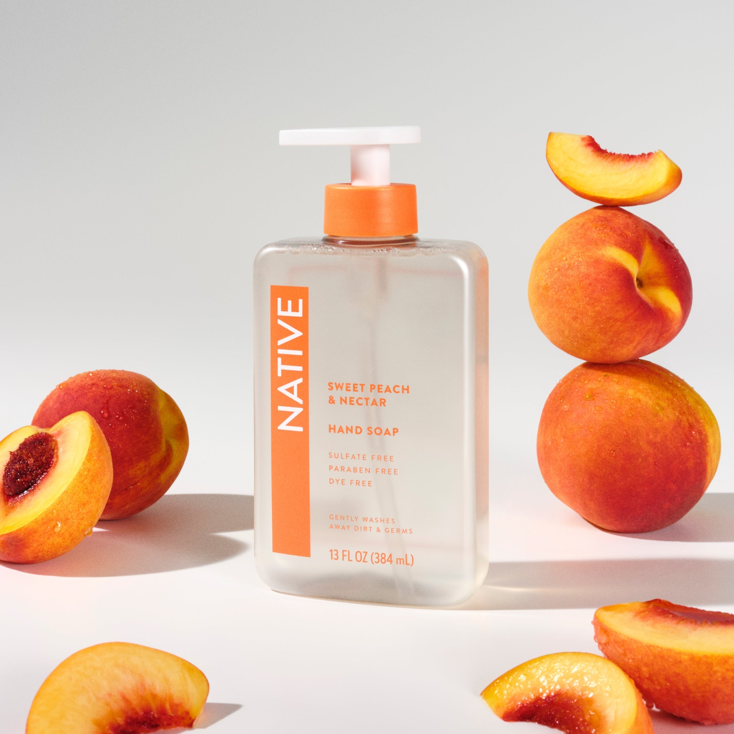 Sweet Peach and Nectar Hand Soap Classic 13oz Care Collection