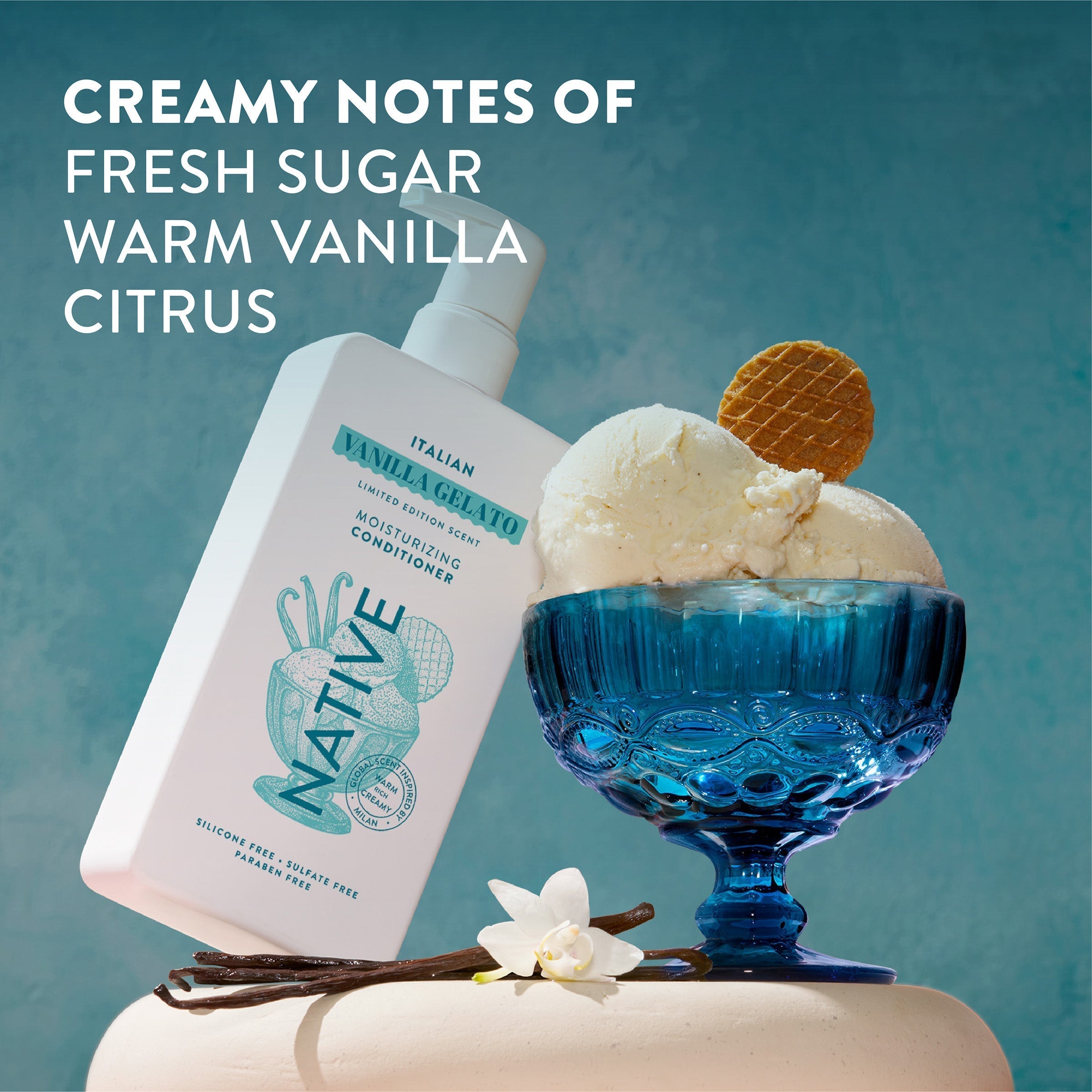 Italian Vanilla Gelato Moisturizing Conditioner Limited Edition 16.5oz Care Collection