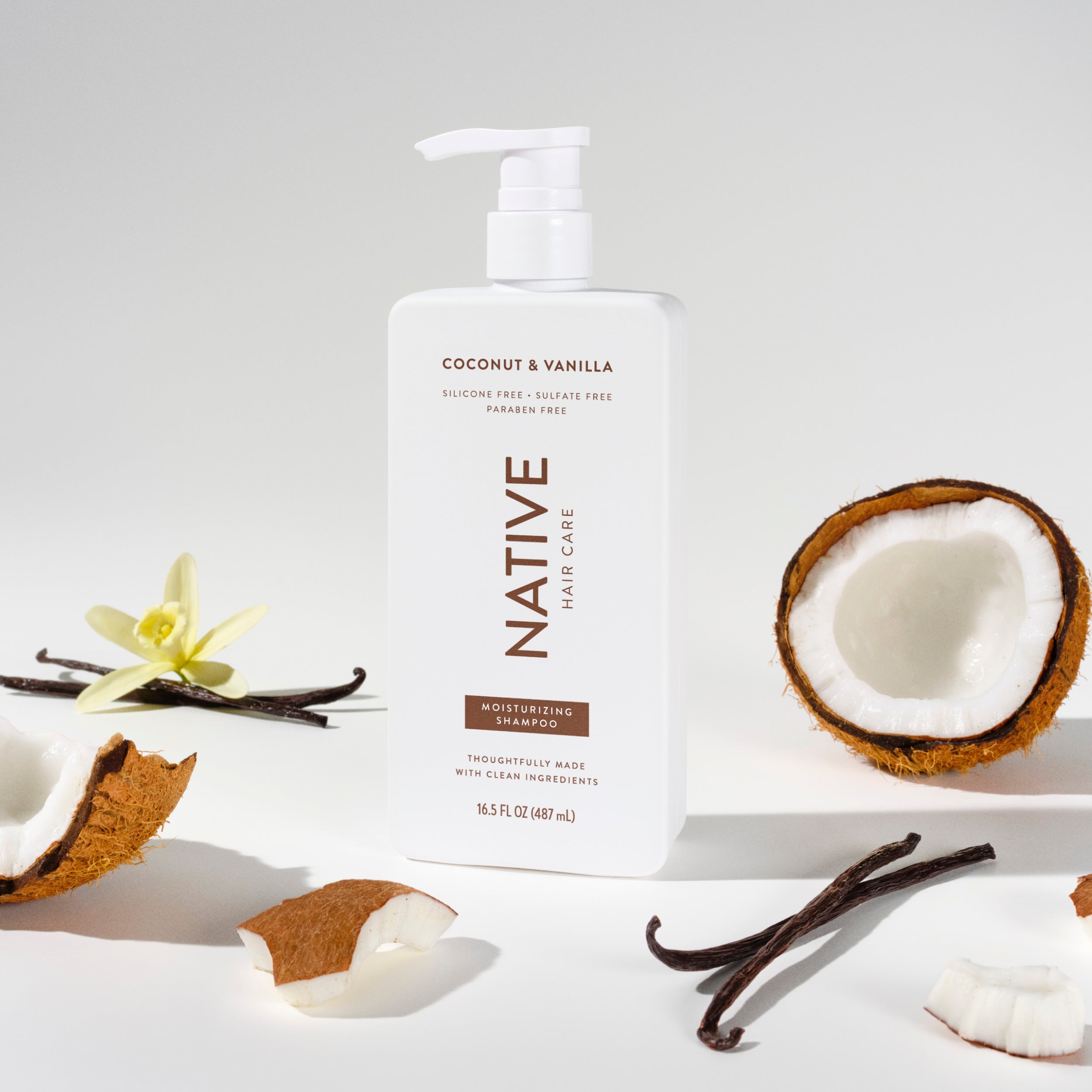 Coconut and Vanilla Moisturizing Shampoo Classic 16.5oz Care Collection