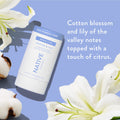 Cotton and Lily Plastic Free Sensitive Deodorant Stick Classic 2.65oz Care Collection