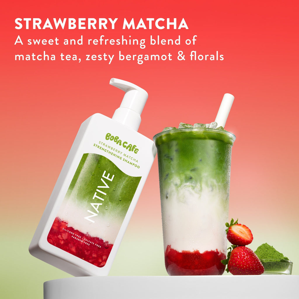 Strawberry Matcha Strengthening Shampoo Limited Edition 16.5oz Care Collection