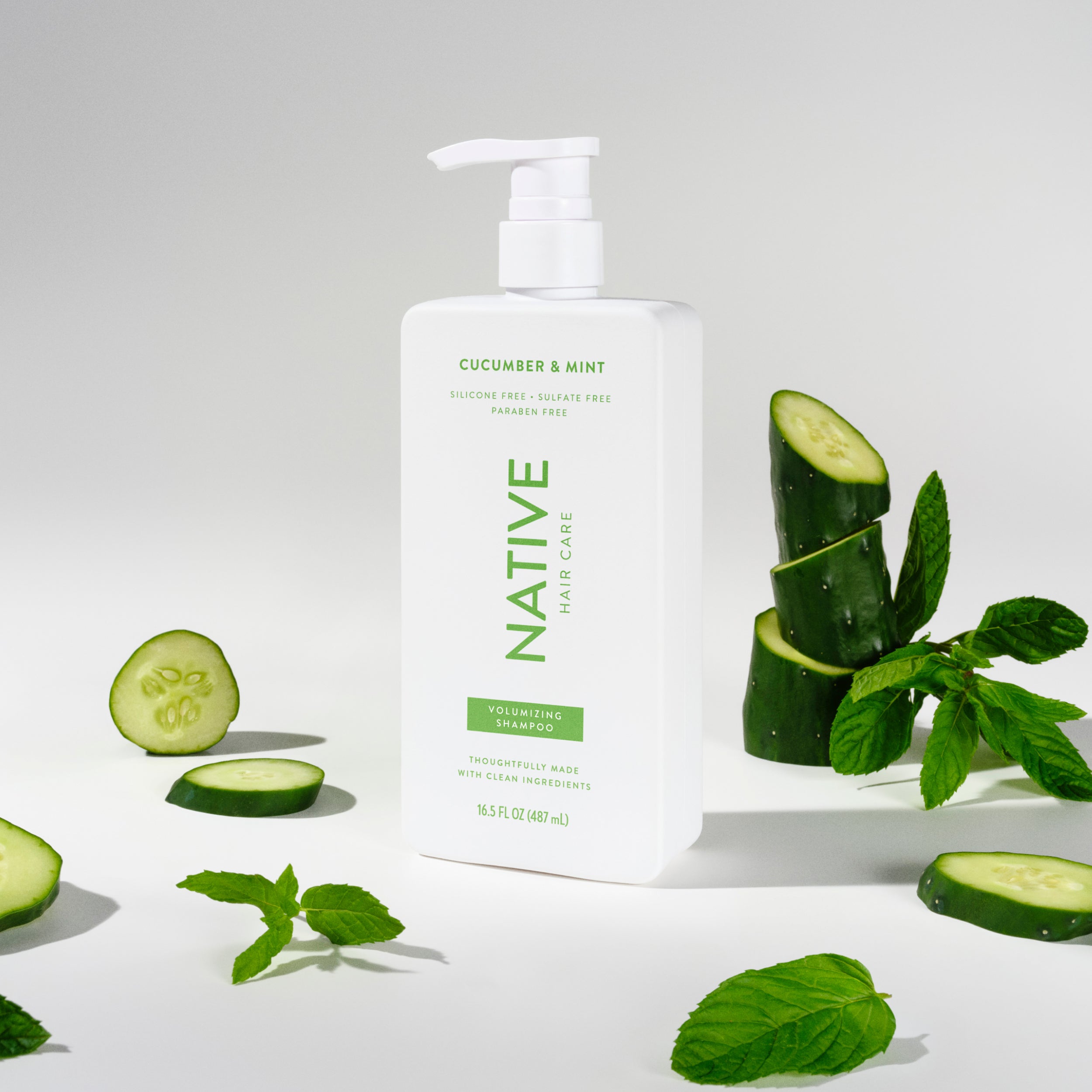 Cucumber and Mint Volumizing Shampoo Classic 16.5oz Care Collection