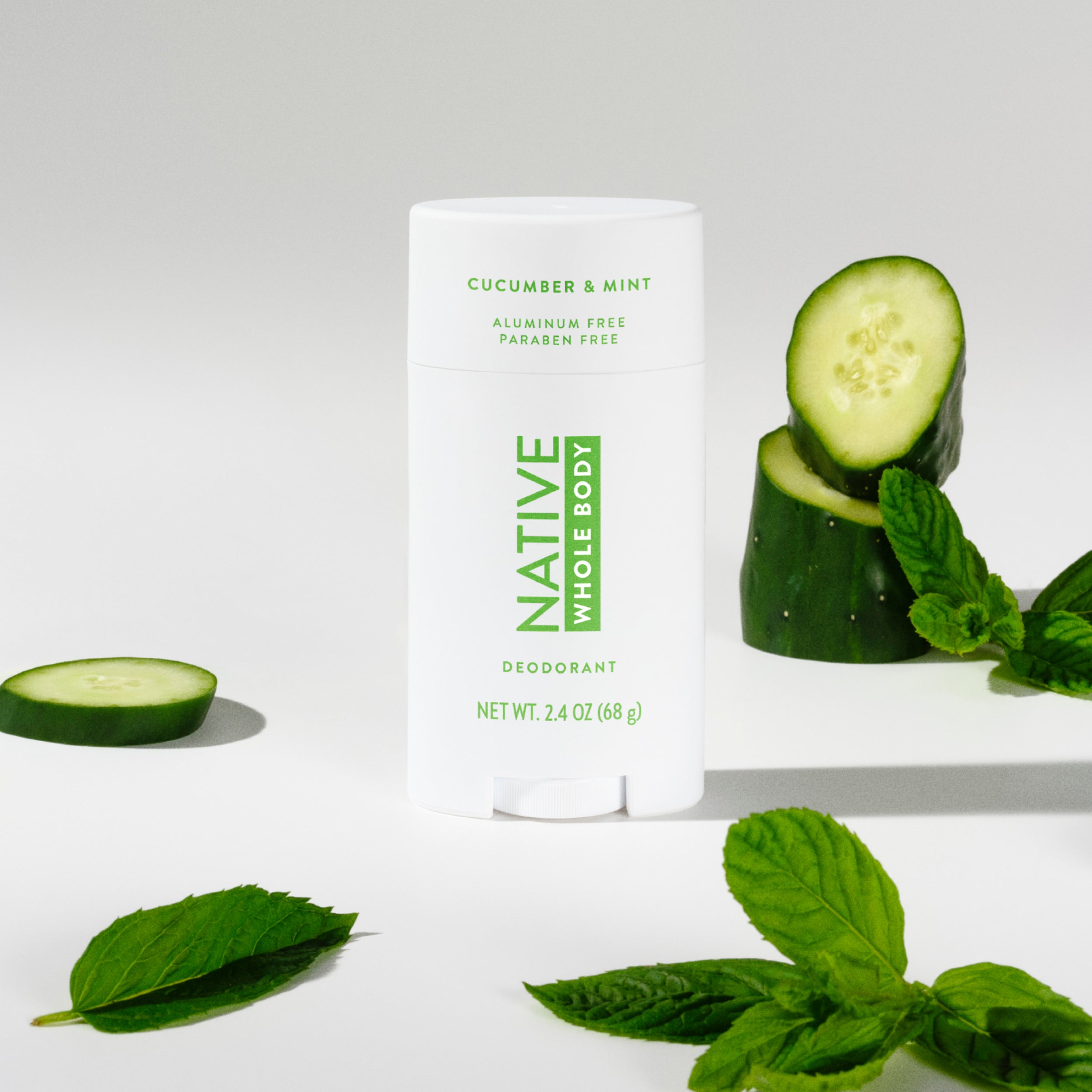 Cucumber and Mint Whole Body Deodorant Stick Classic 2.4oz Care Collection