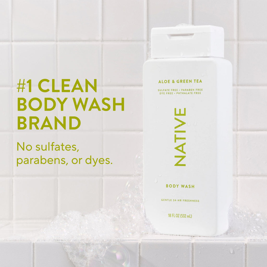 Aloe and Green Tea Body Wash Classic 18oz Care Collection