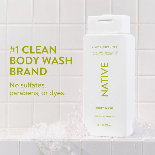 Aloe and Green Tea Body Wash Classic 18oz Care Collection