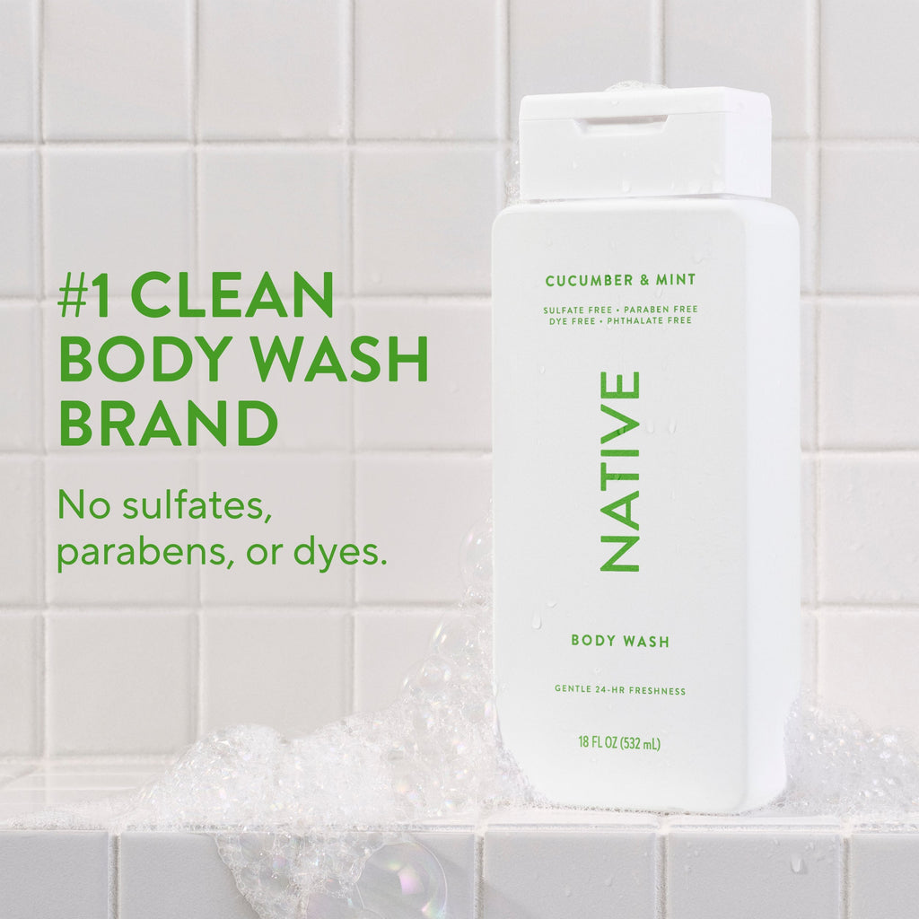 Cucumber and Mint Body Wash Classic 18oz Care Collection