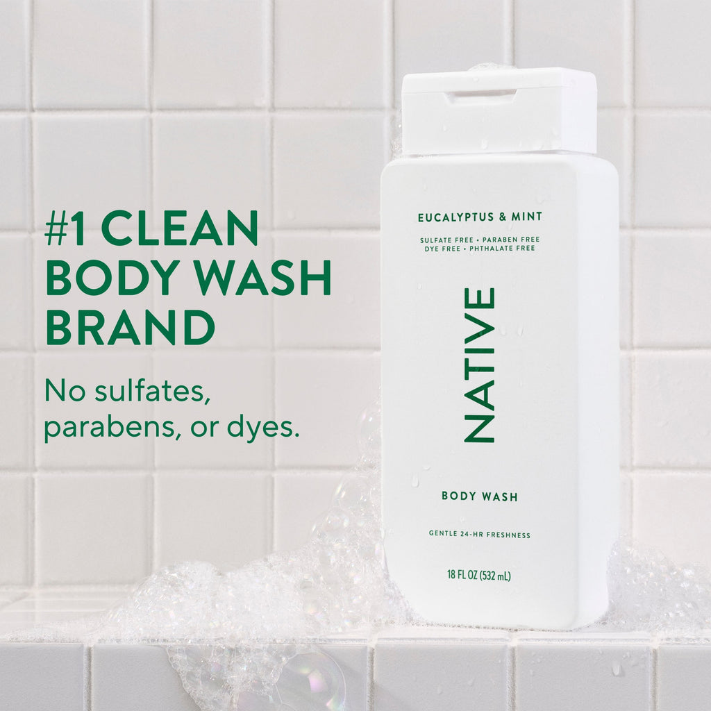 Eucalyptus and Mint Body Wash Classic 18oz Care Collection