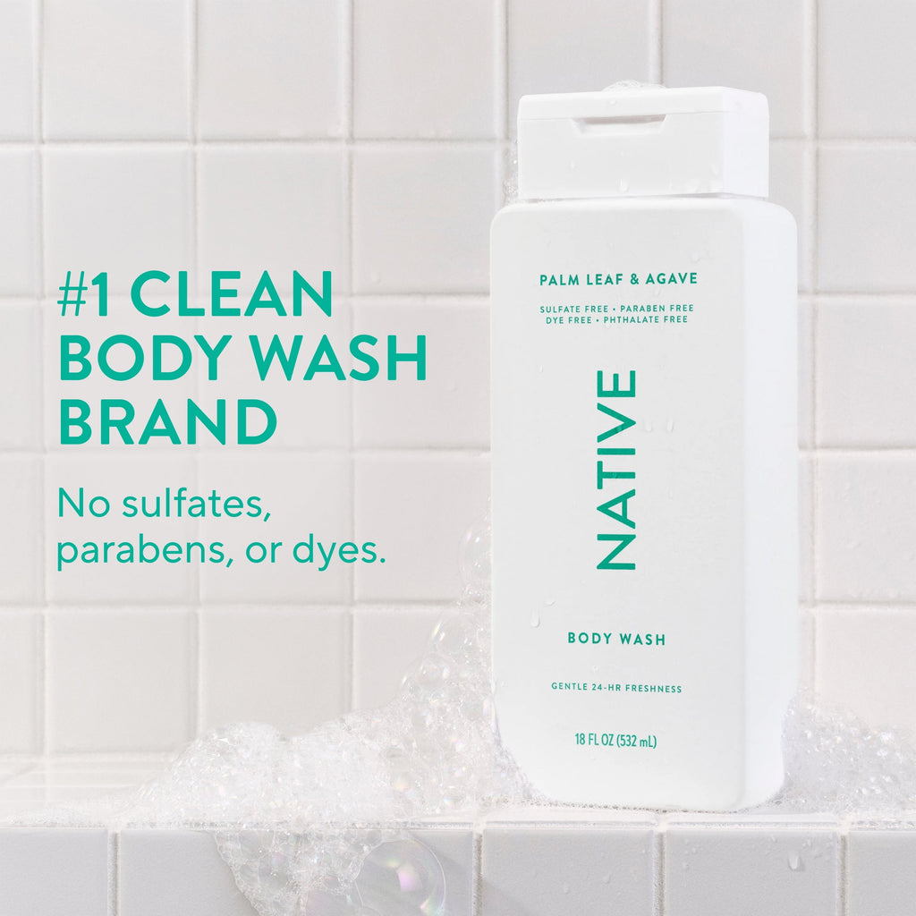 Palm Leaf and Agave Body Wash Classic 18oz Care Collection