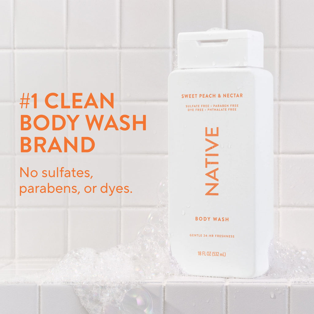 Sweet Peach and Nectar Body Wash Classic 18oz Care Collection