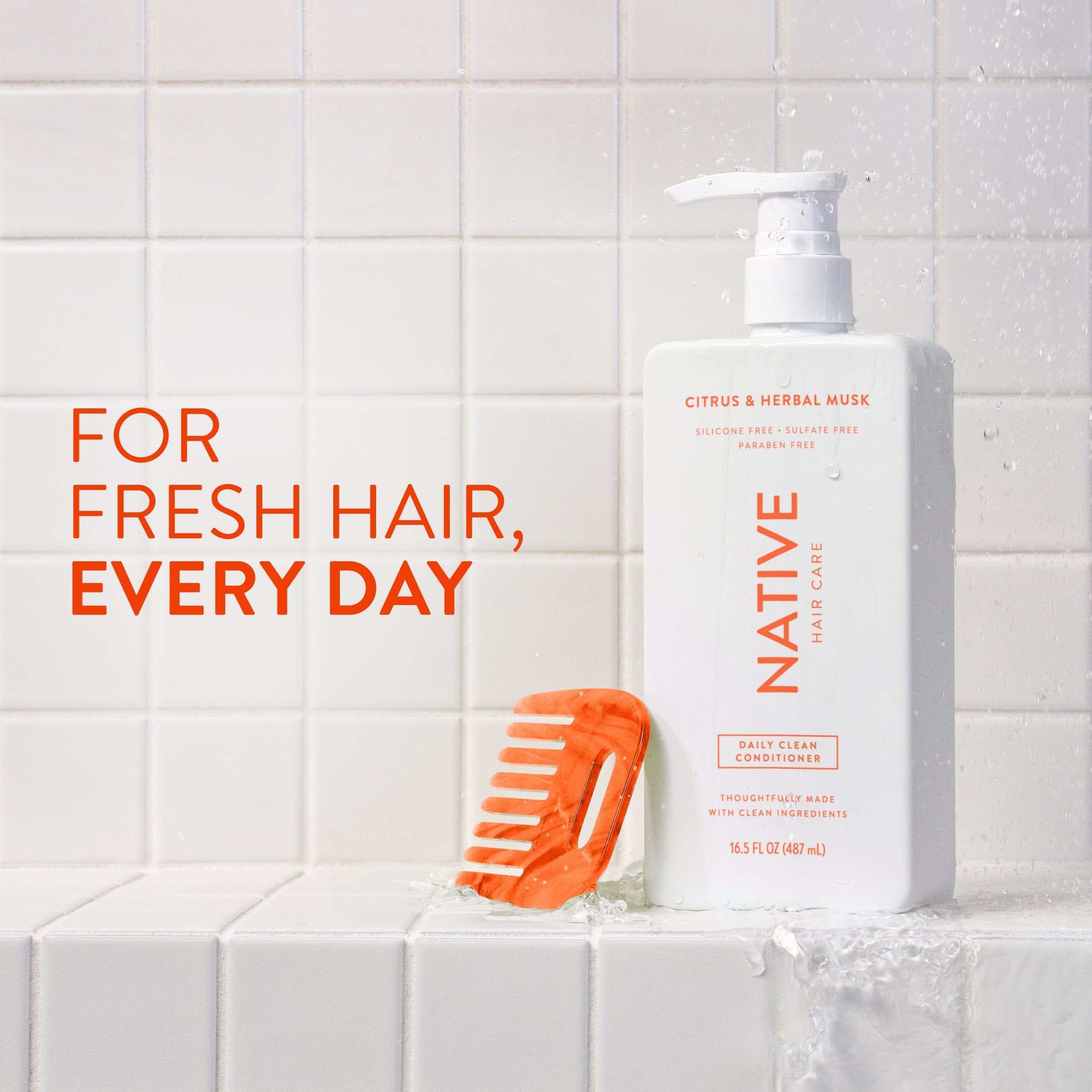 Citrus and Herbal Musk Daily Clean Conditioner Classic 16.5oz Care Collection