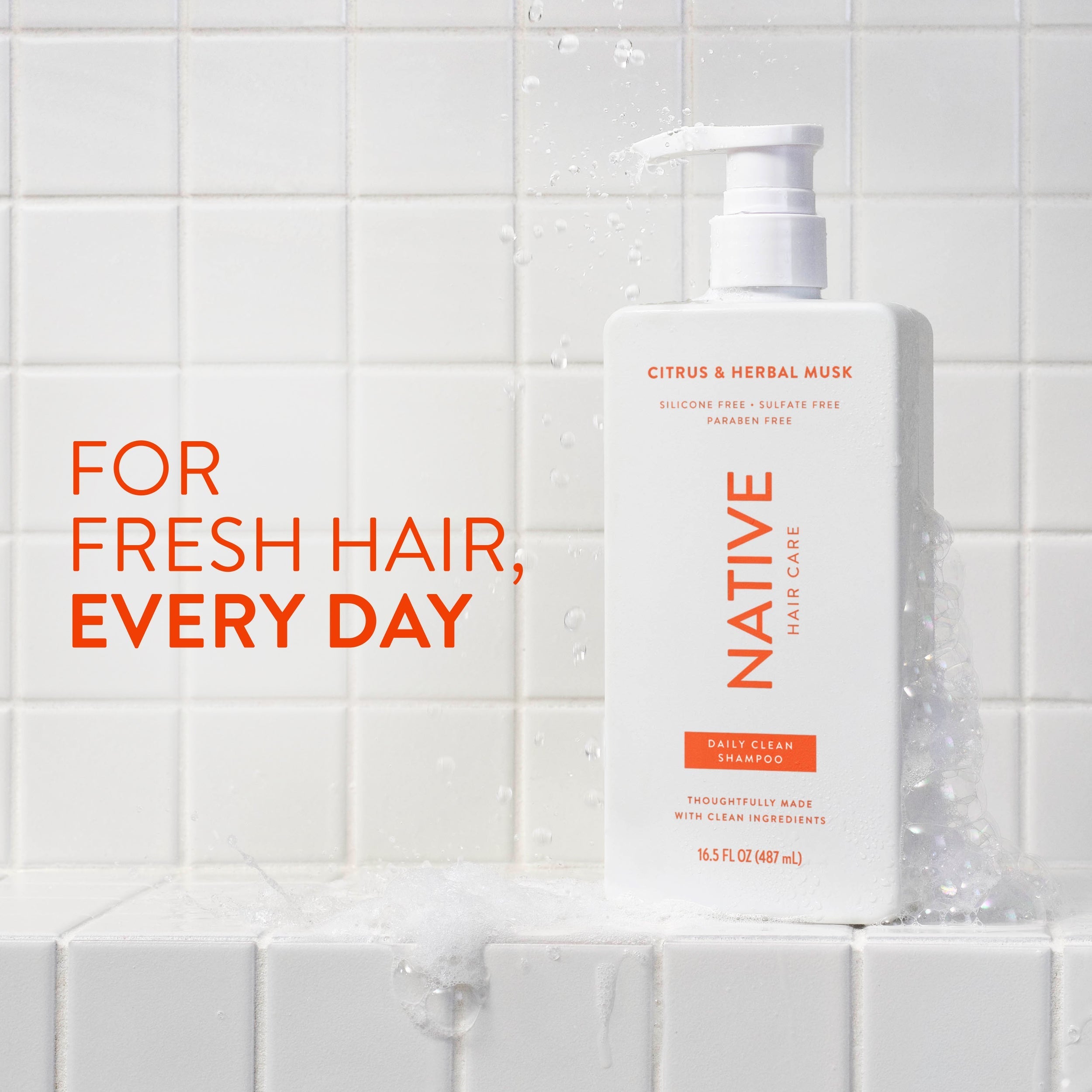Citrus and Herbal Musk Daily Clean Shampoo Classic 16.5oz Care Collection
