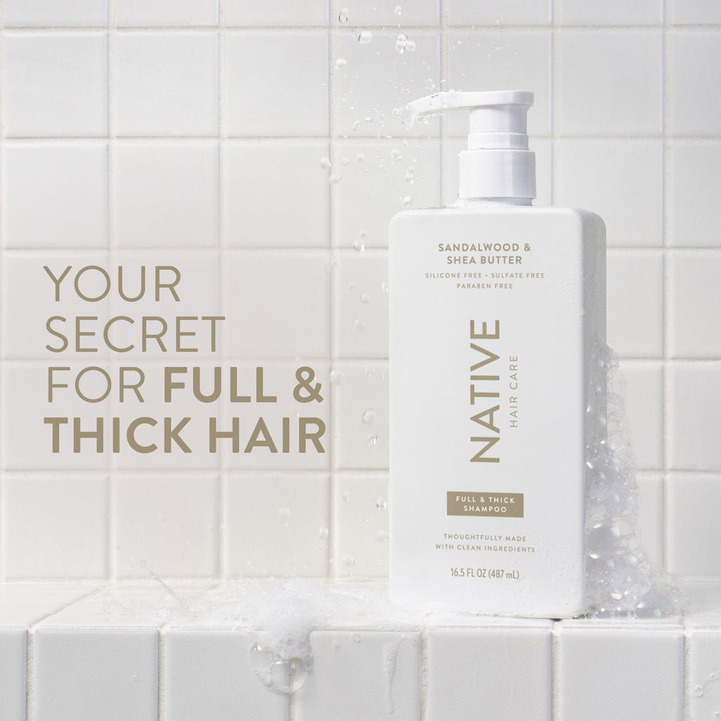 Sandalwood and Shea Butter Full and Thick Shampoo Classic 16.5oz Care Collection