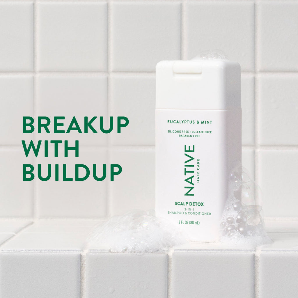 Eucalyptus and Mint Mini Scalp Clarifying 2 in 1 Shampoo and Conditioner Classic 3oz Care Collection