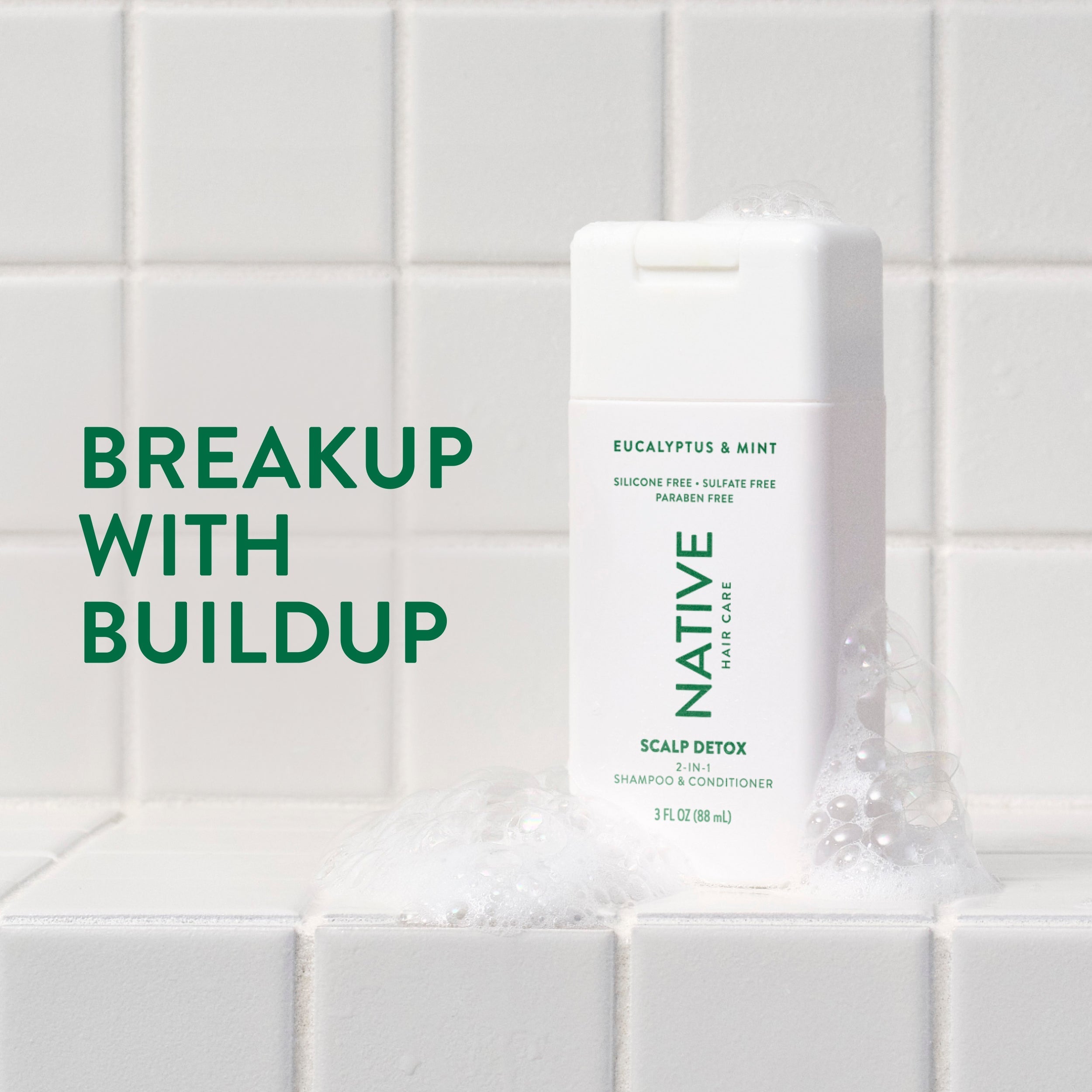 Eucalyptus and Mint Mini Scalp Clarifying 2 in 1 Shampoo and Conditioner Classic 3oz Care Collection