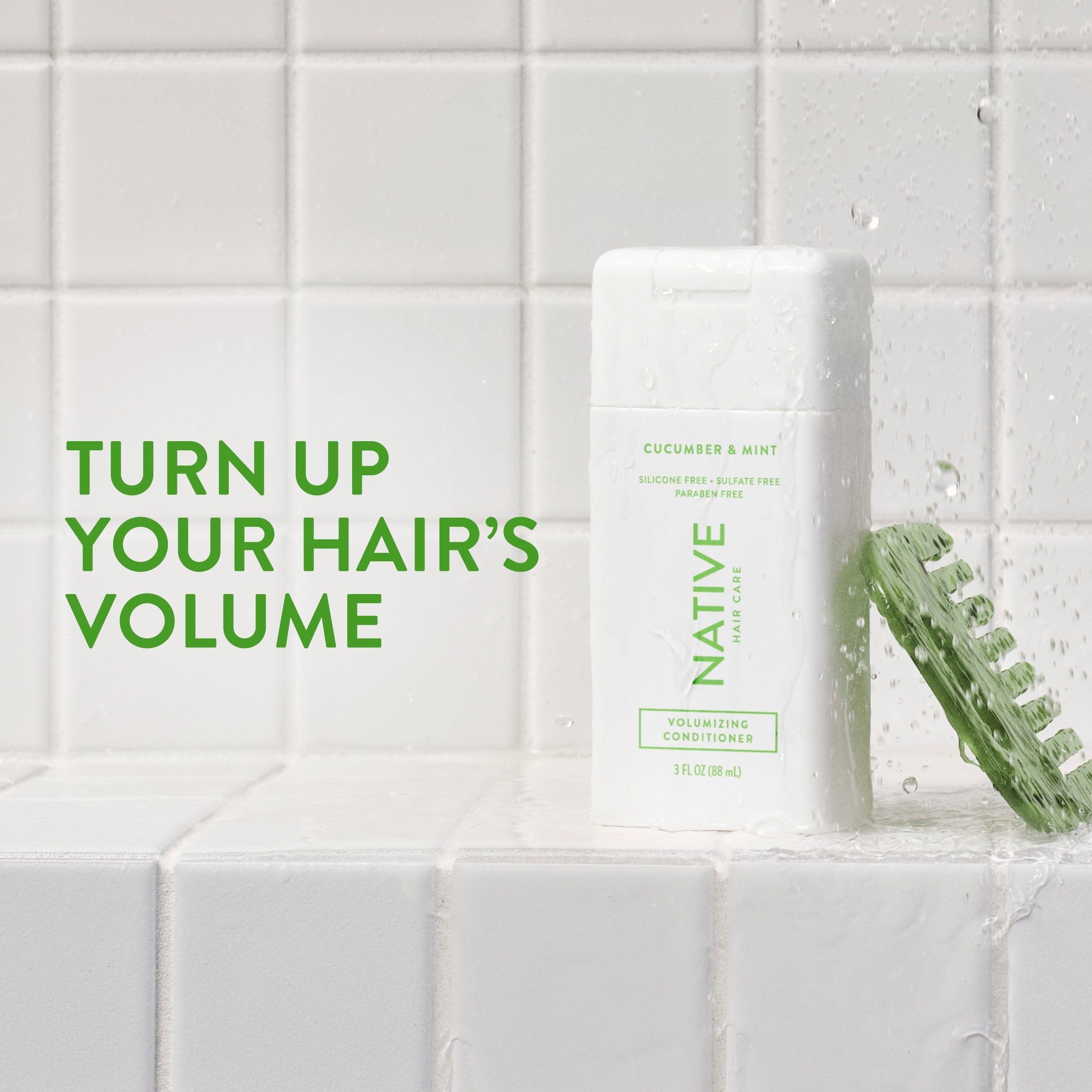 Cucumber and Mint Mini Volumizing Conditioner Classic 3oz Care Collection