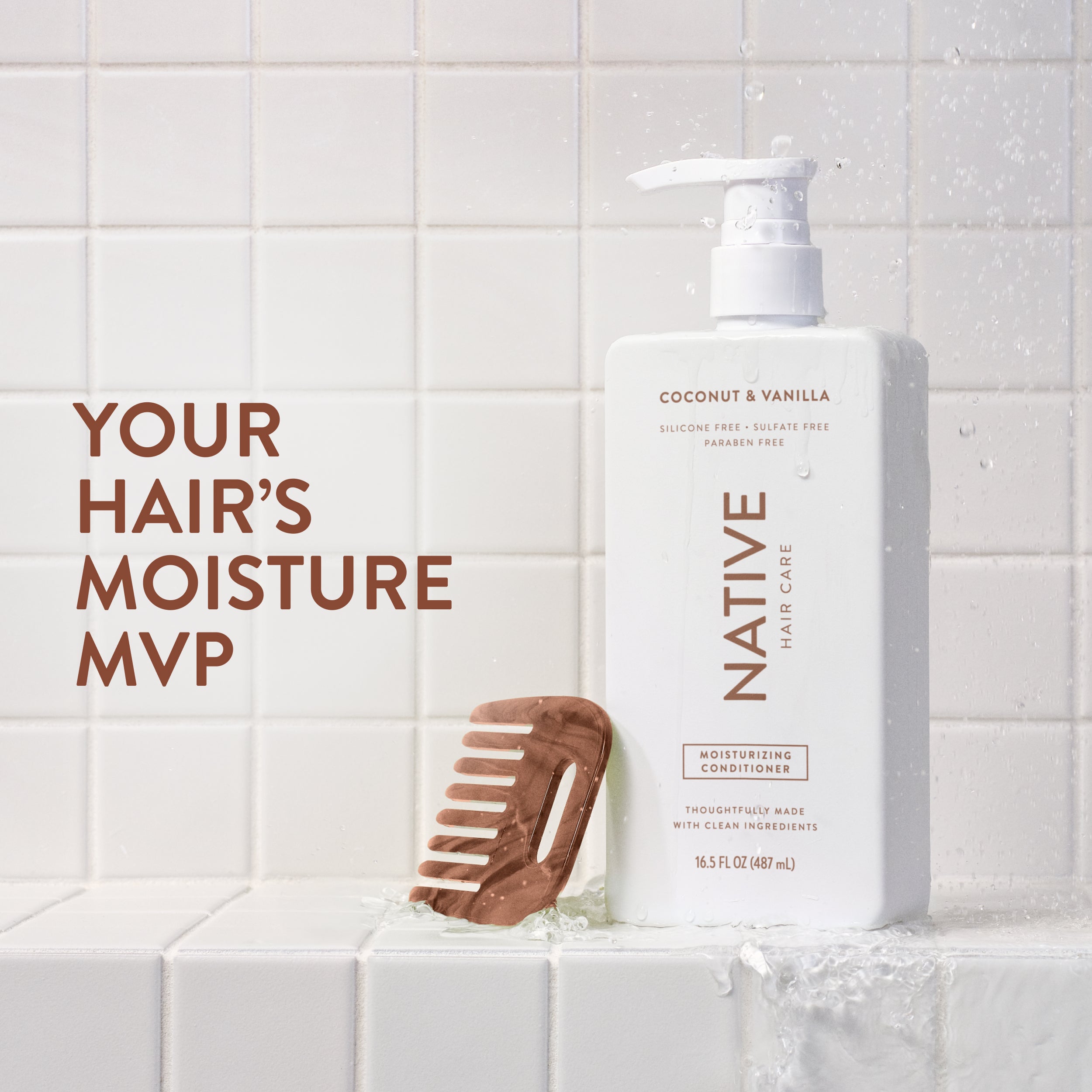 Coconut and Vanilla Moisturizing Conditioner Classic 16.5oz Care Collection
