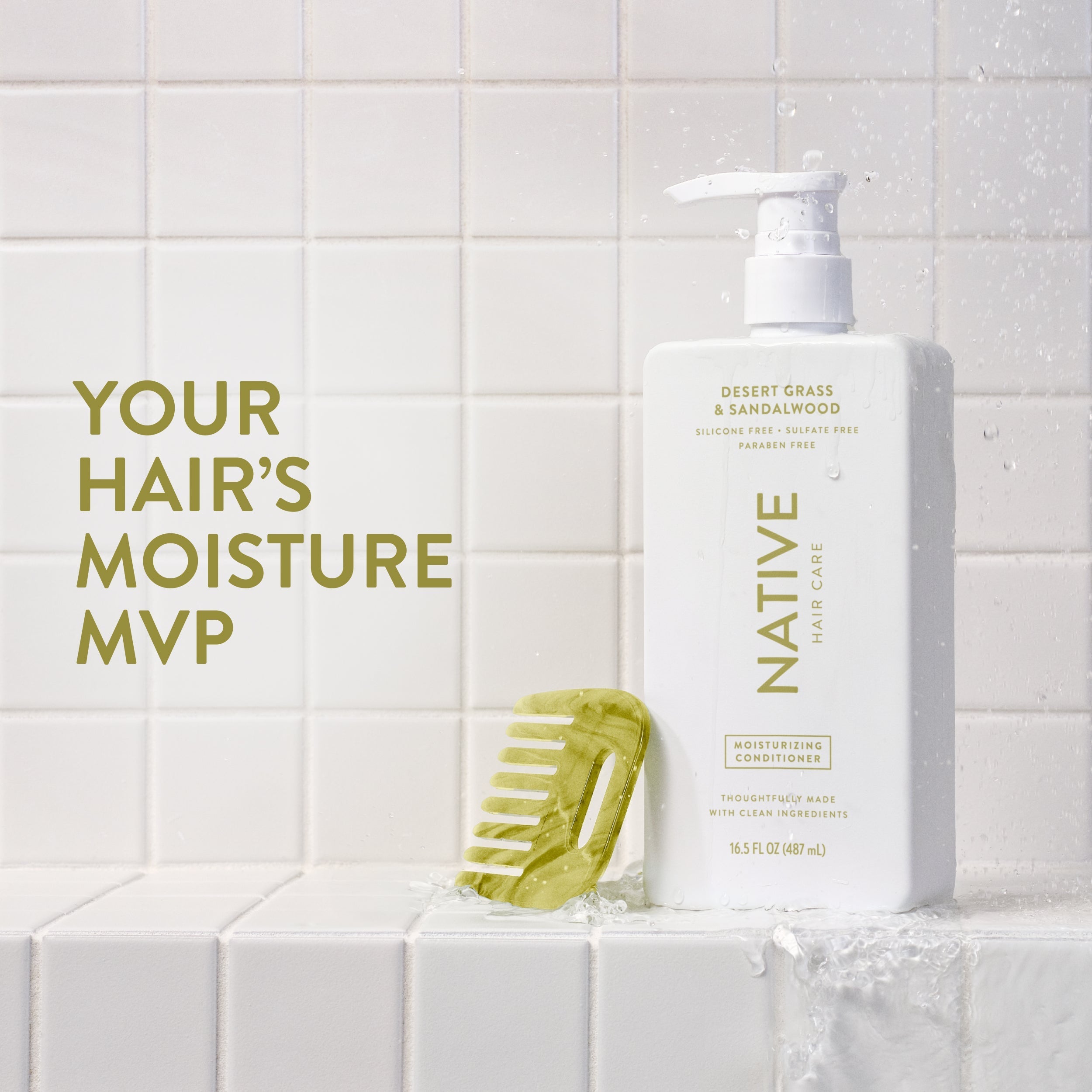 Desert Grass and Sandalwood Moisturizing Conditioner Classic 16.5oz Care Collection