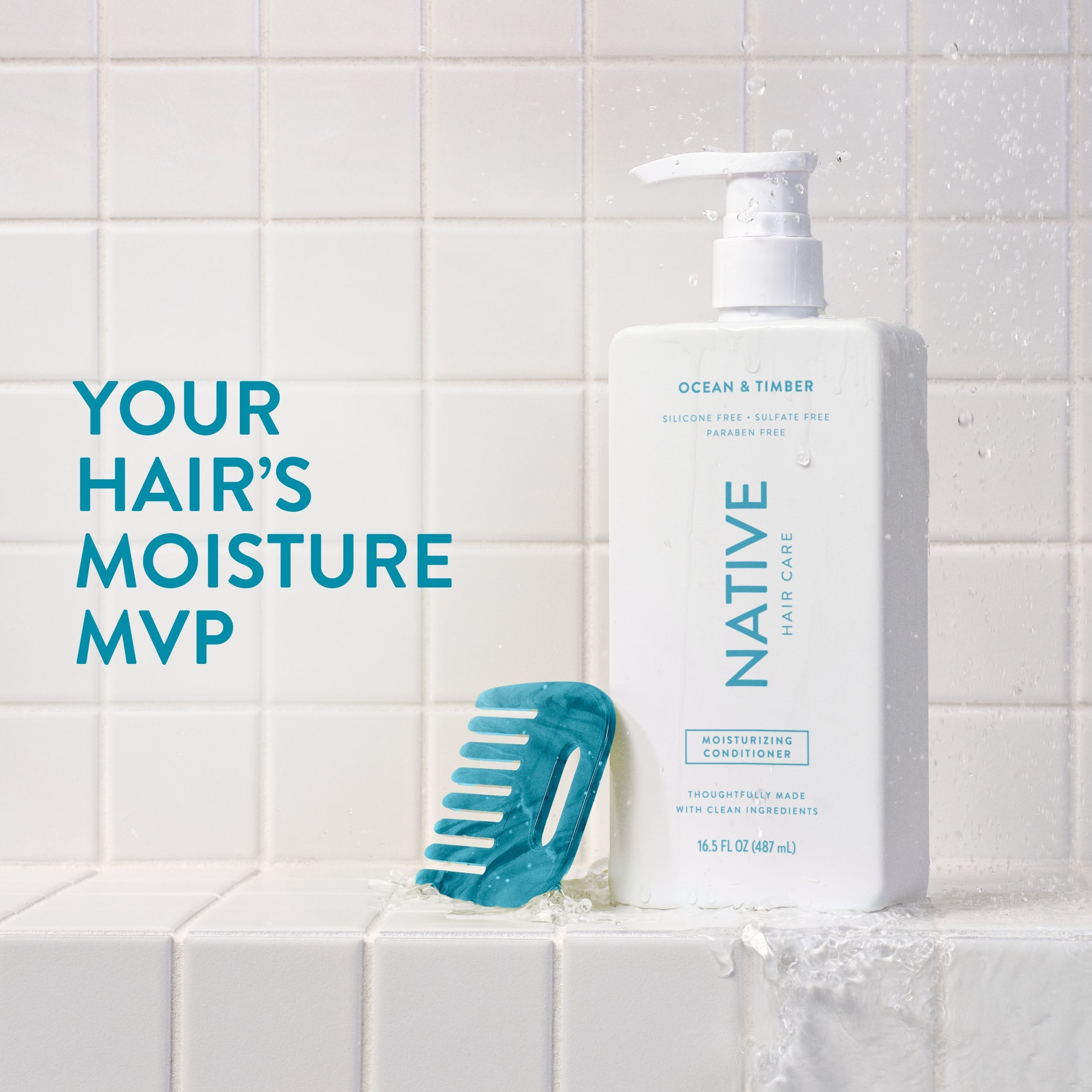 Ocean and Timber Moisturizing Conditioner Classic 16.5oz Care Collection