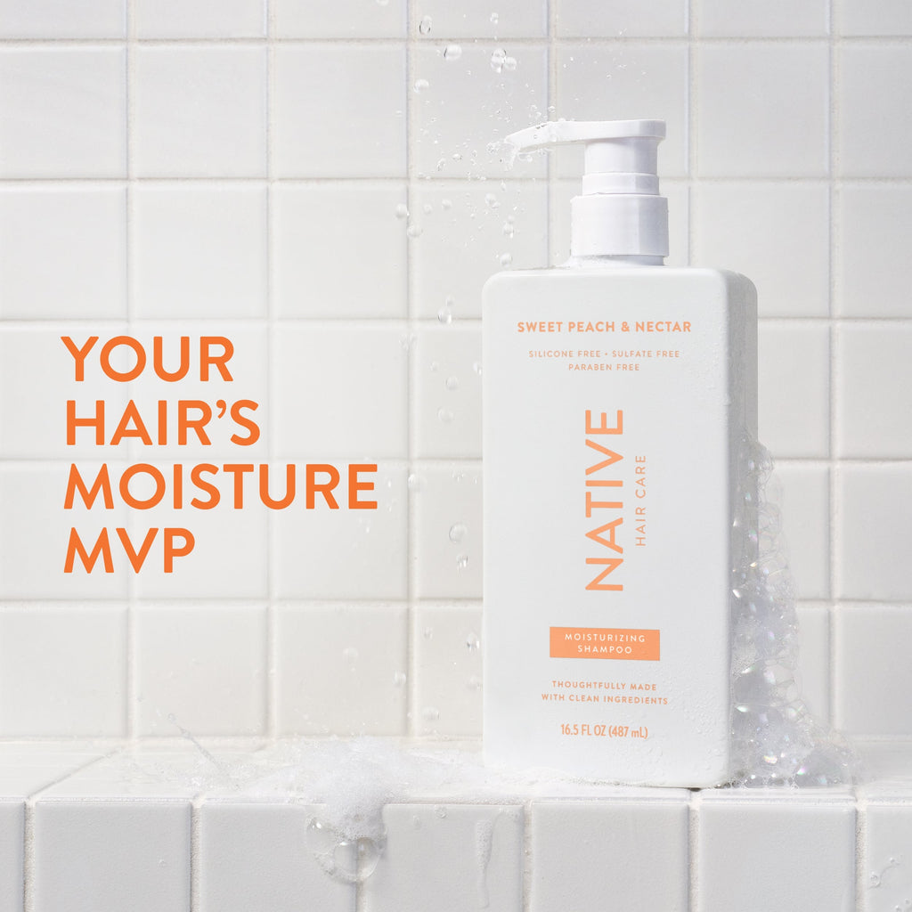 Sweet Peach and Nectar Moisturizing Shampoo Classic 16.5oz Care Collection
