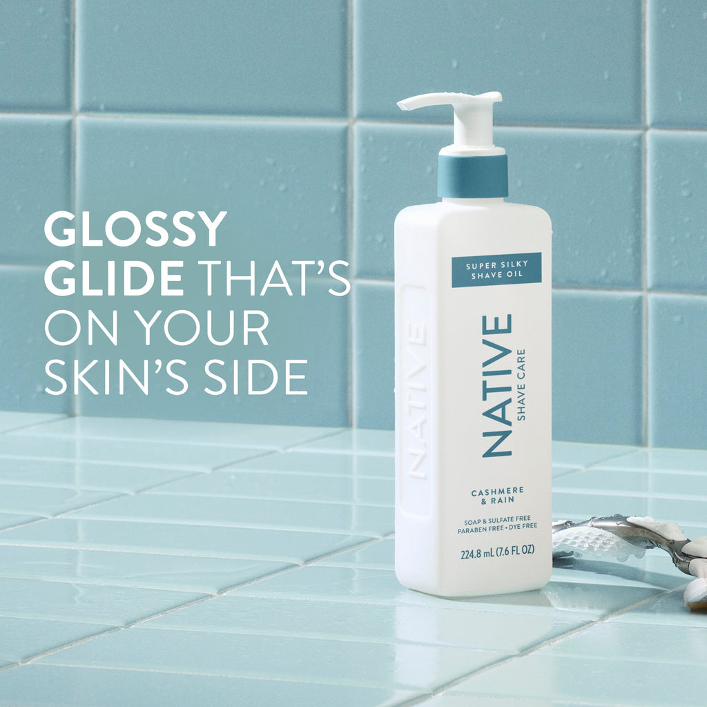 Cashmere and Rain Silky Smooth Shave Oil Classic 7.6oz Care Collection
