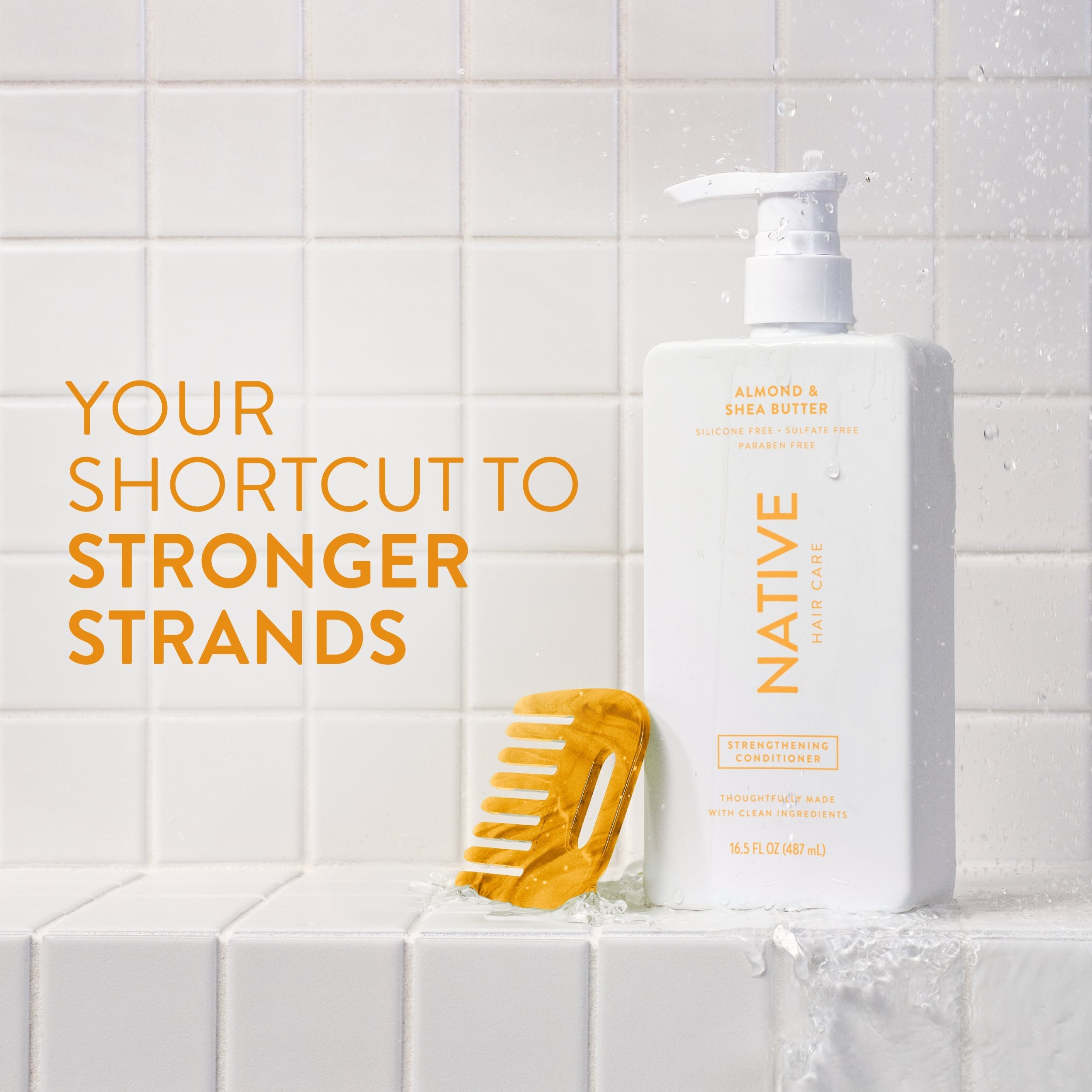 Almond and Shea Butter Strengthening Conditioner Classic 16.5oz Care Collection