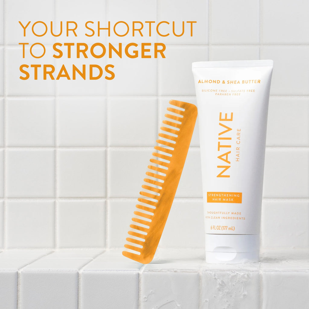 Almond and Shea Butter Strengthening Hair Mask Classic 6oz Care Collection