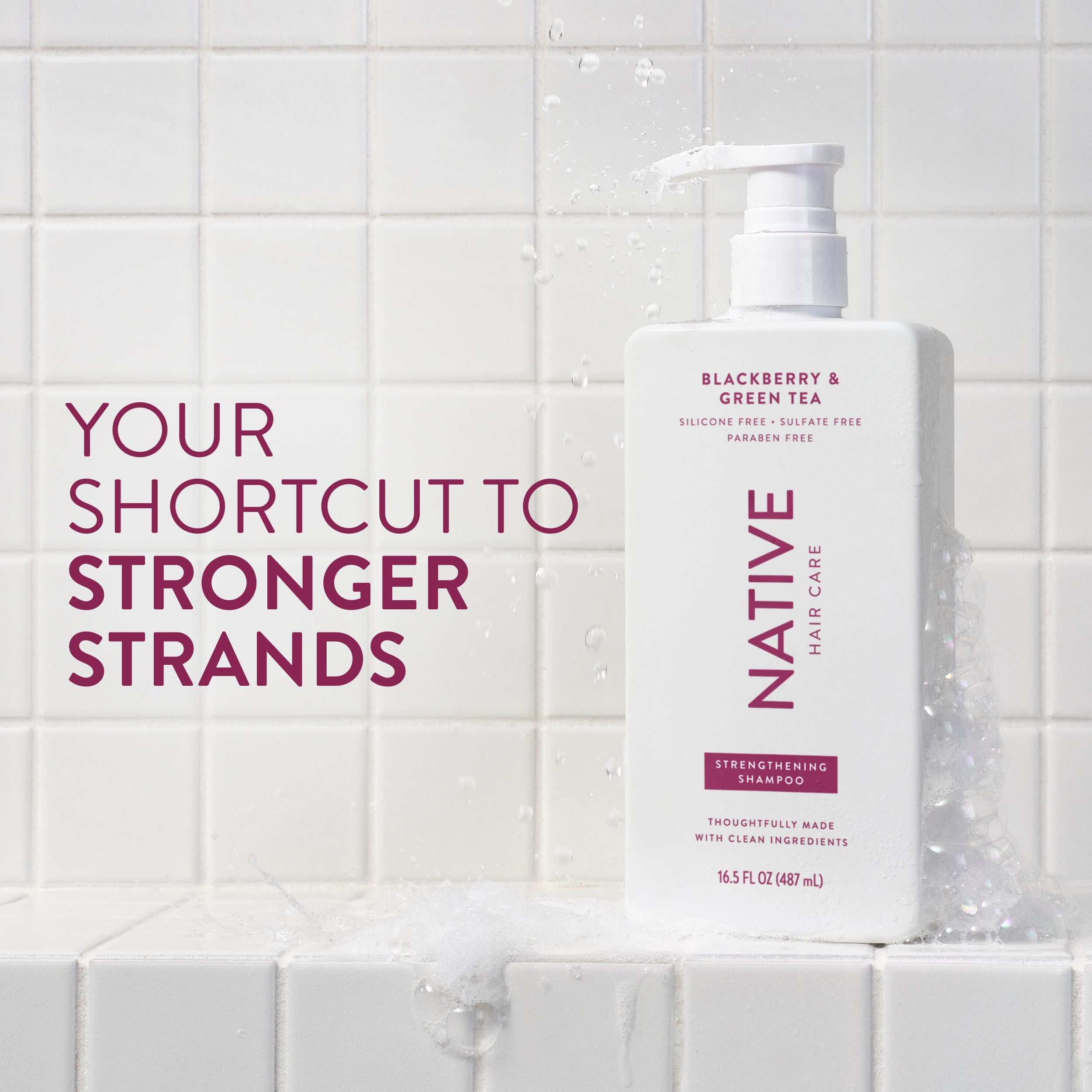 Blackberry and Green Tea Strengthening Shampoo Classic 16.5oz Care Collection