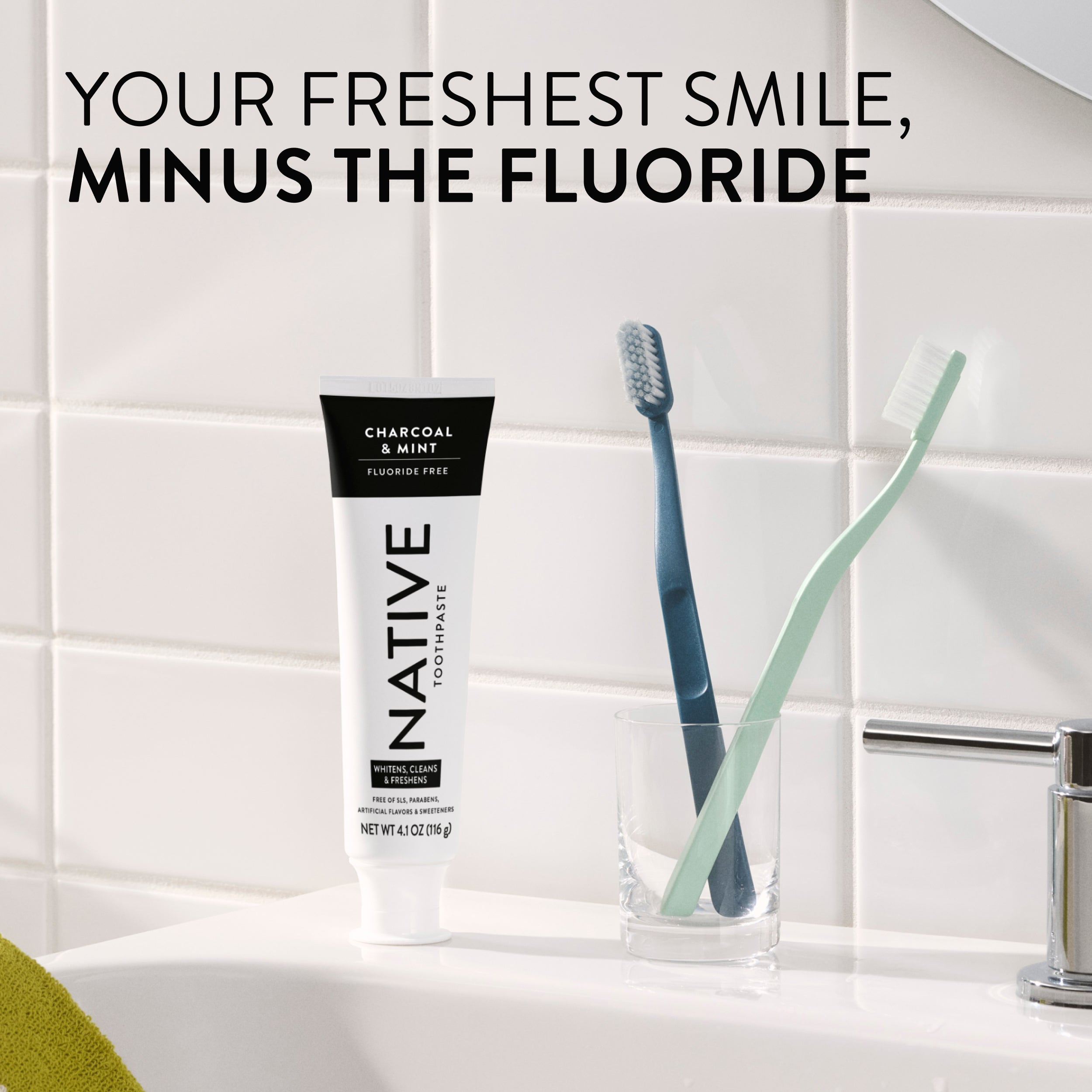 Charcoal and Mint Toothpaste Classic 4.1oz Care Collection