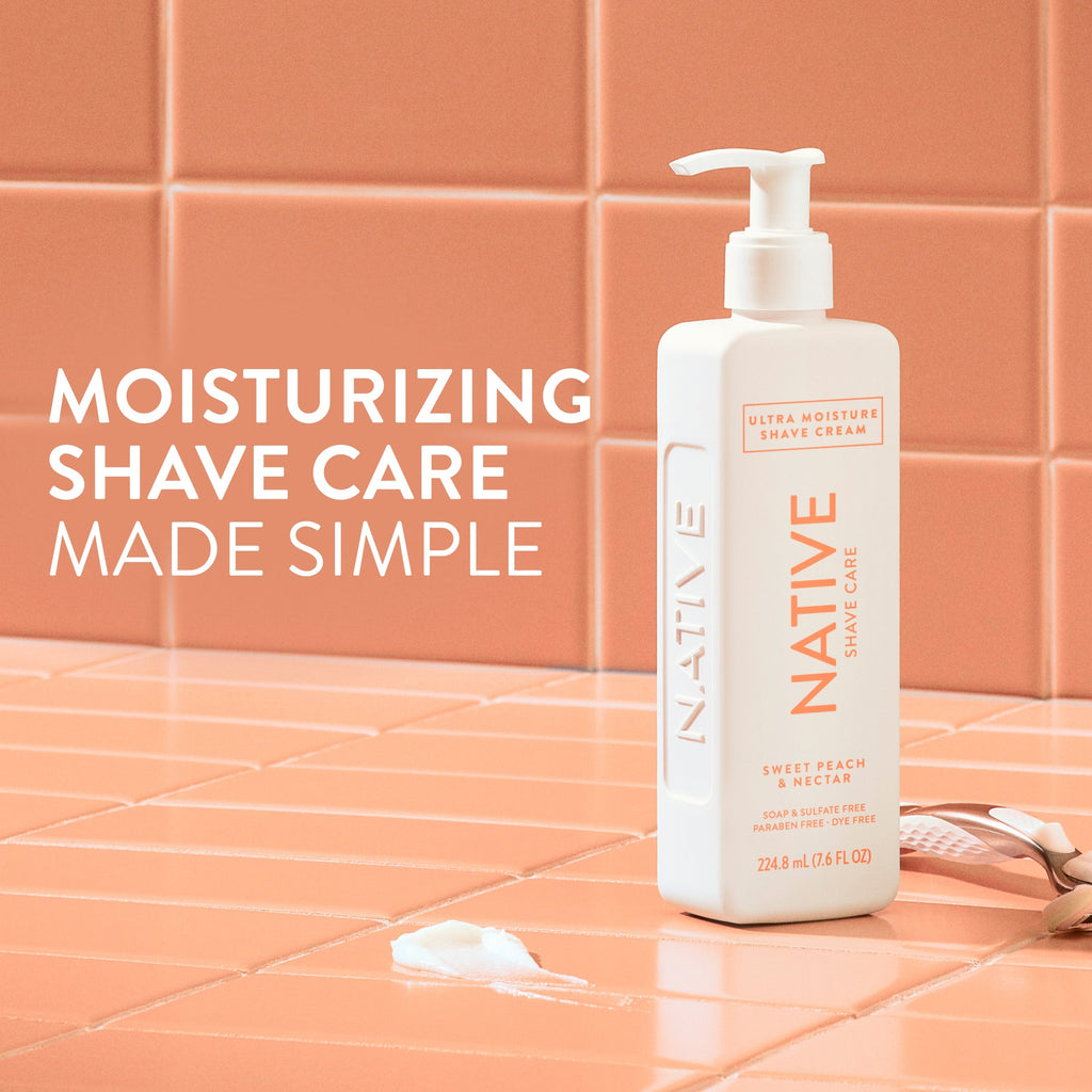 Sweet Peach and Nectar Ultra Moisture Shave Cream Classic 7.6oz Care Collection
