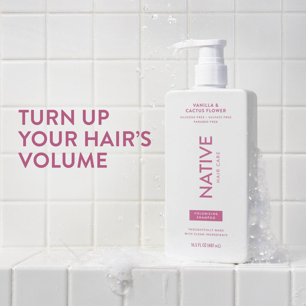 Vanilla and Cactus Flower Volumizing Shampoo Classic 16.5oz Care Collection