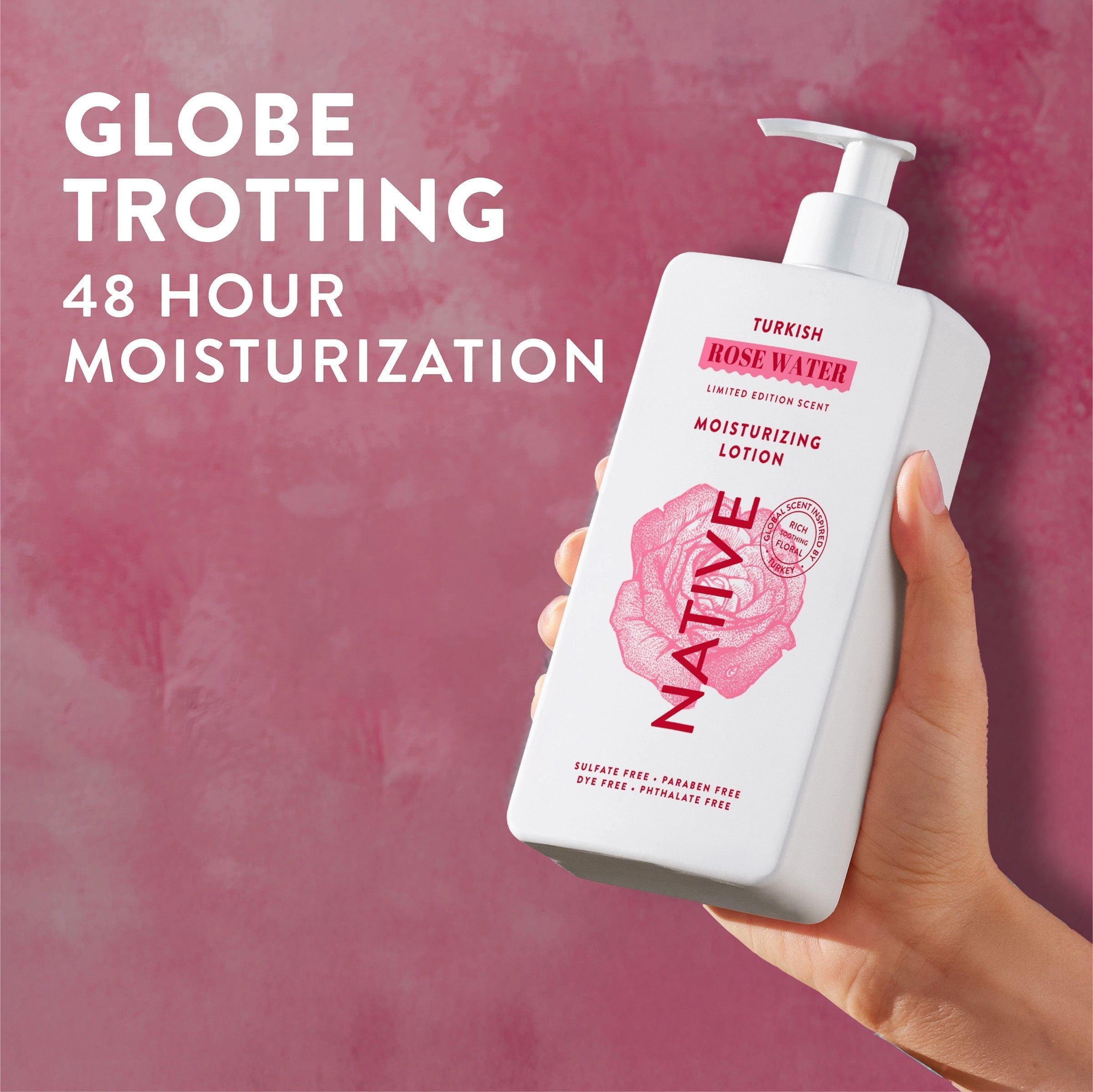Turkish Rose Water Body Lotion Limited Edition 16.5oz Care Collection