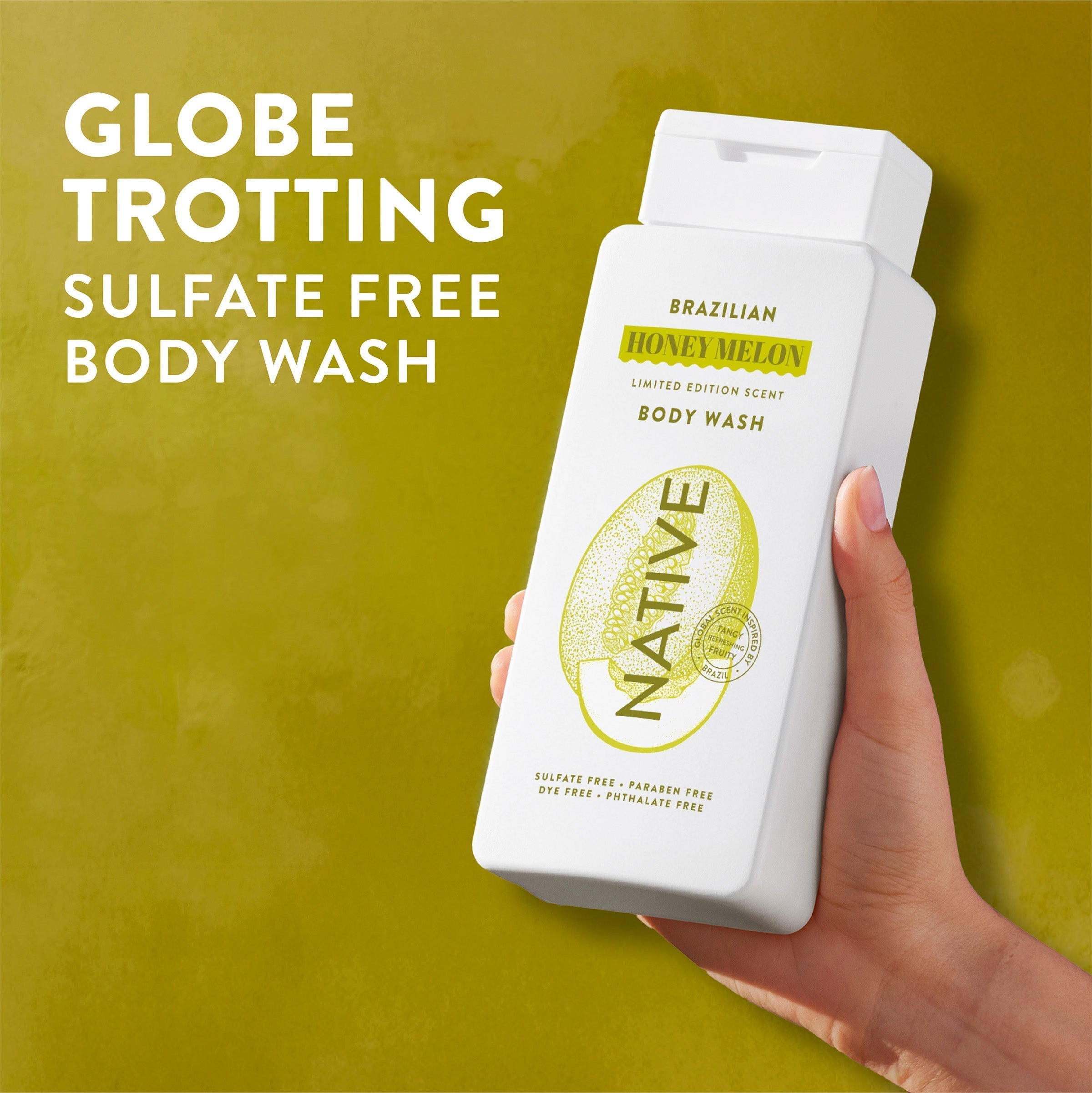 Brazilian Honey Melon Body Wash Limited Edition 18oz Care Collection