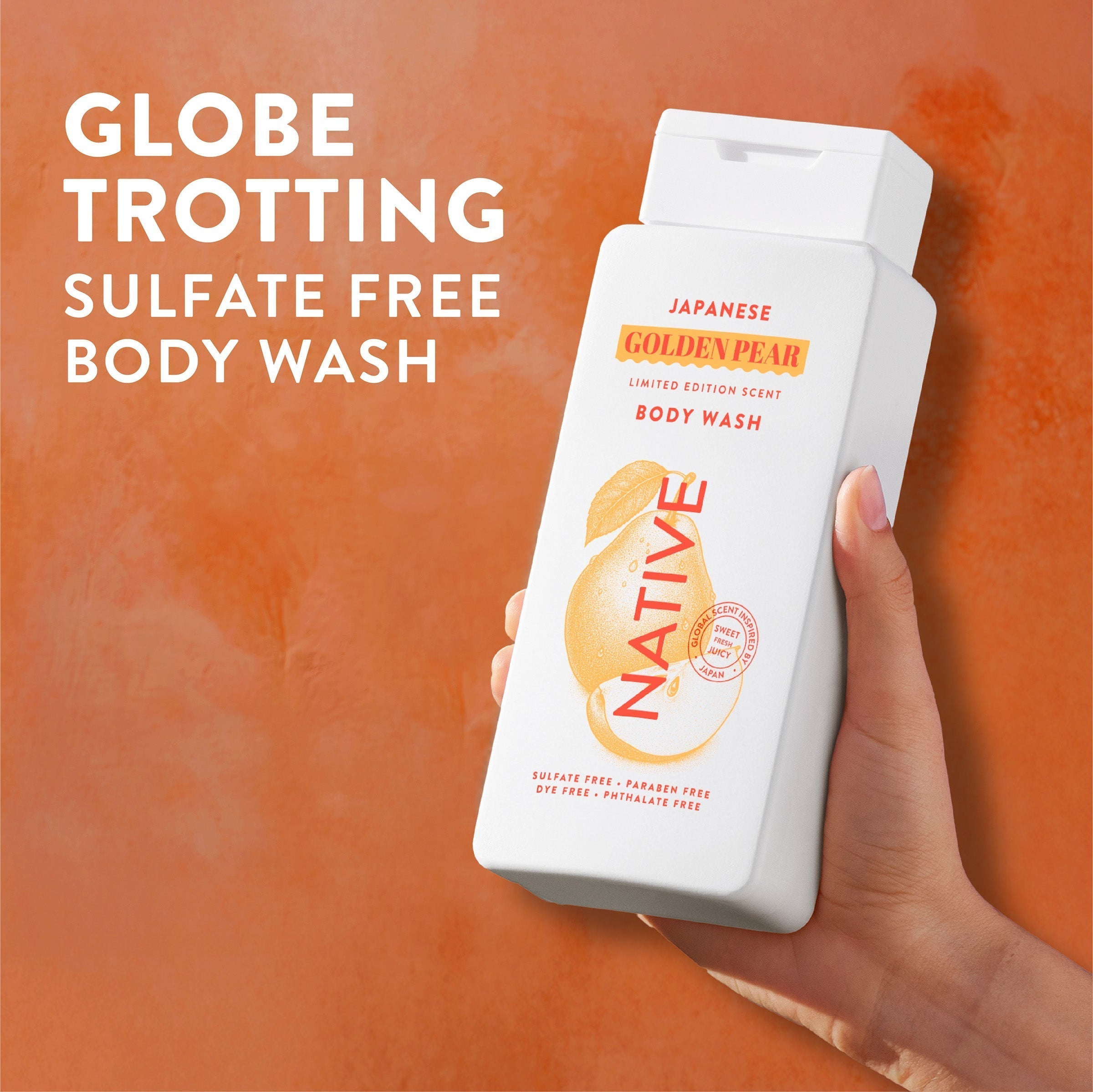 Japanese Golden Pear Body Wash Limited Edition 18oz Care Collection