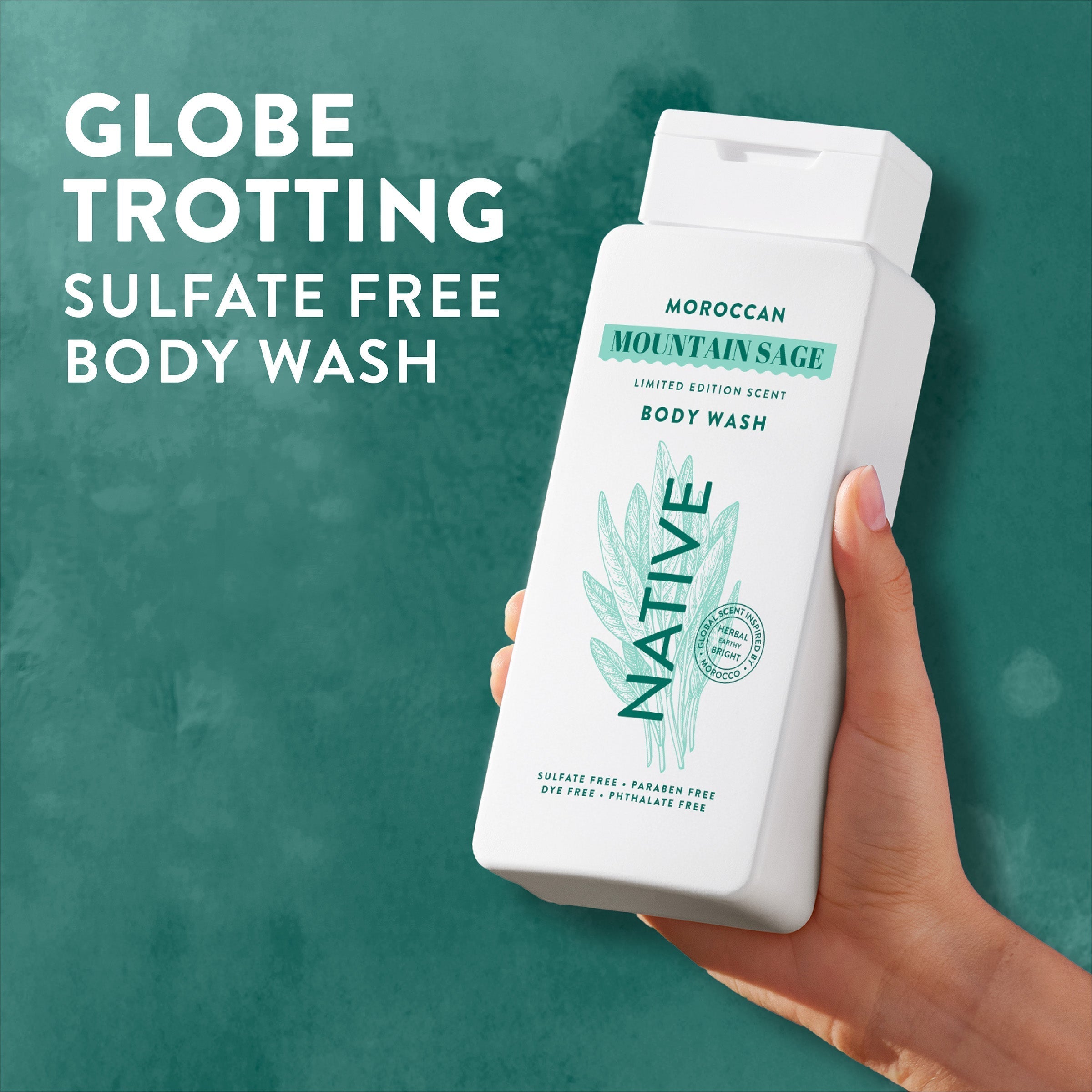 Moroccan Mountain Sage Body Wash Limited Edition 18oz Care Collection