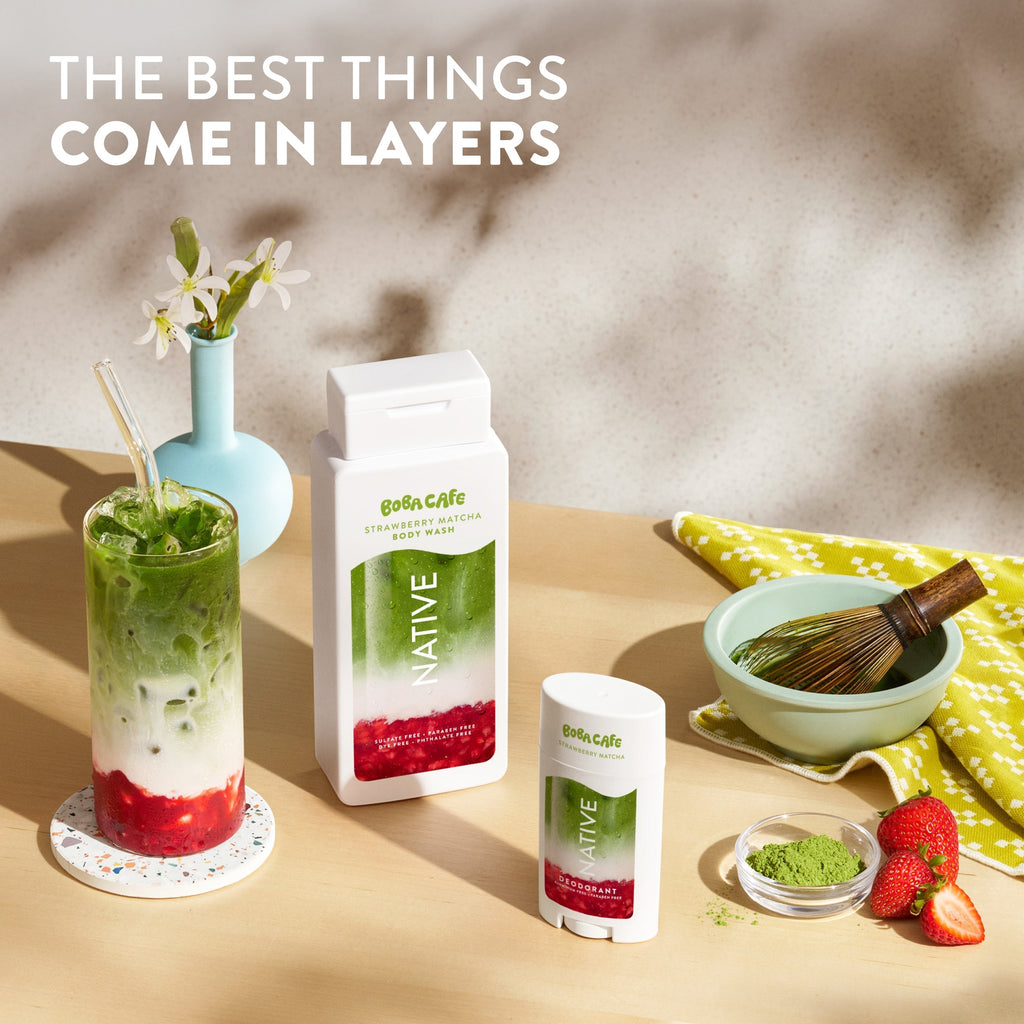 Strawberry Matcha Deodorant Stick Limited Edition 2.65oz Care Collection
