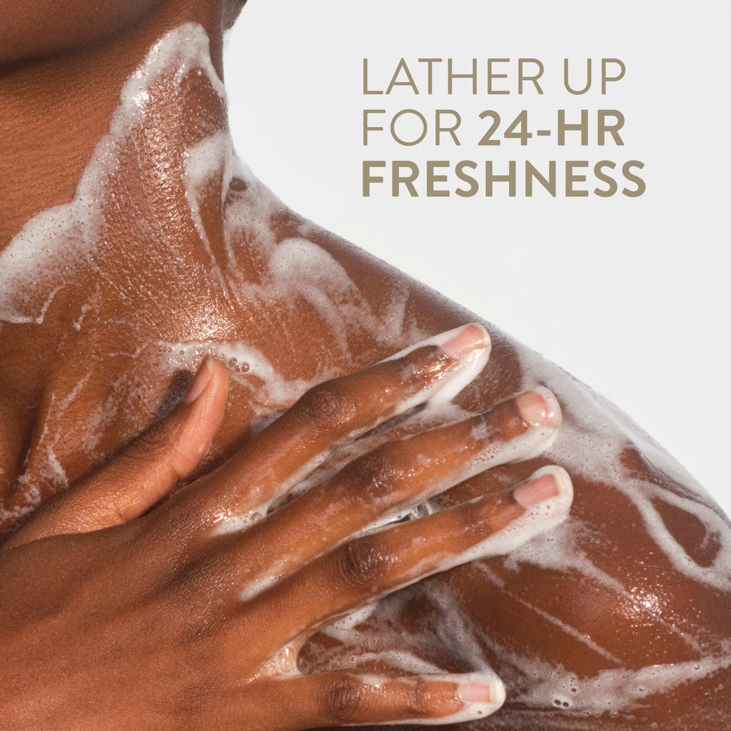Sandalwood and Shea Butter Body Wash Classic 18oz Care Collection