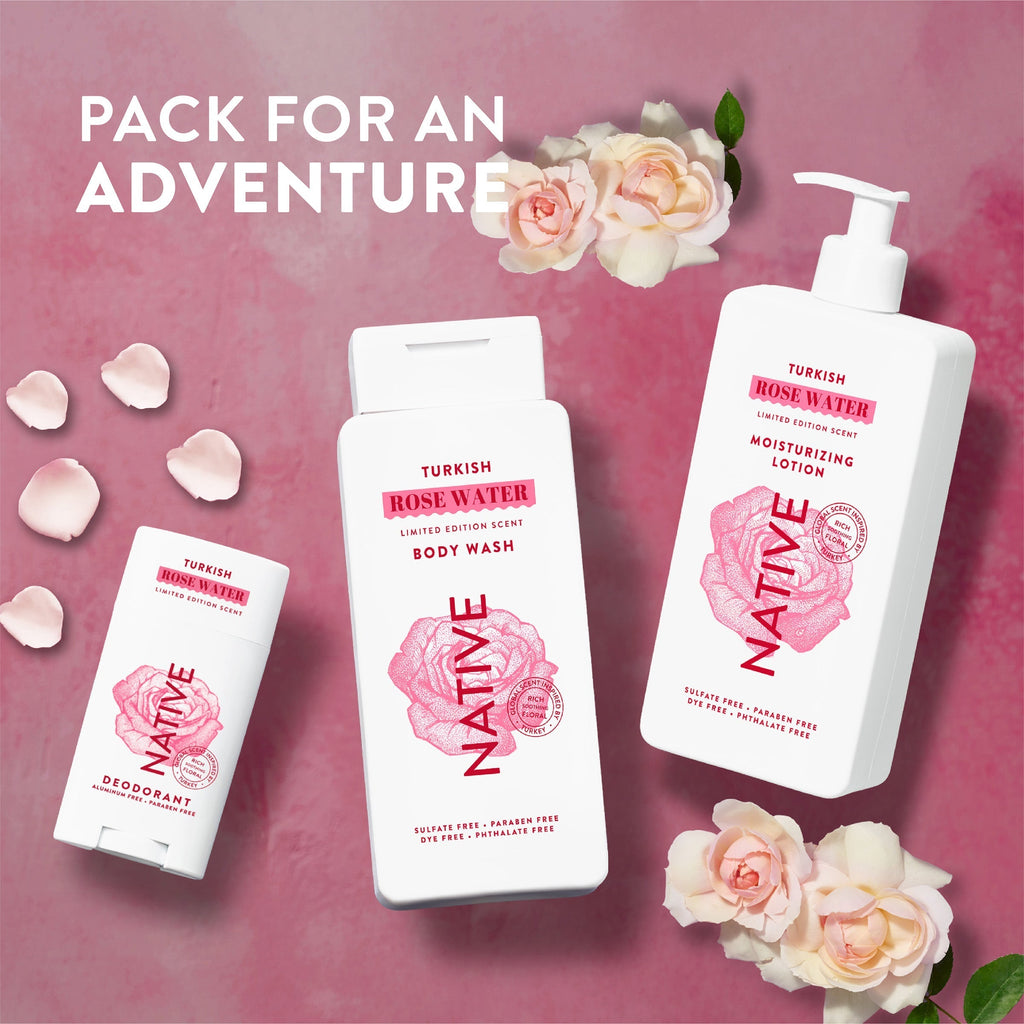 Turkish Rose Water Body Wash Limited Edition 18oz Care Collection