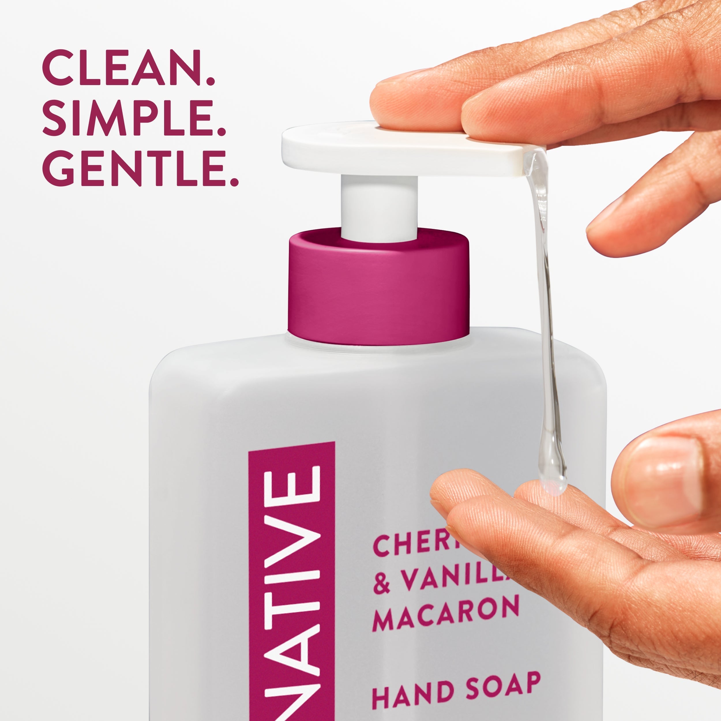 Cherry and Vanilla Macaron Hand Soap Classic 13oz Care Collection