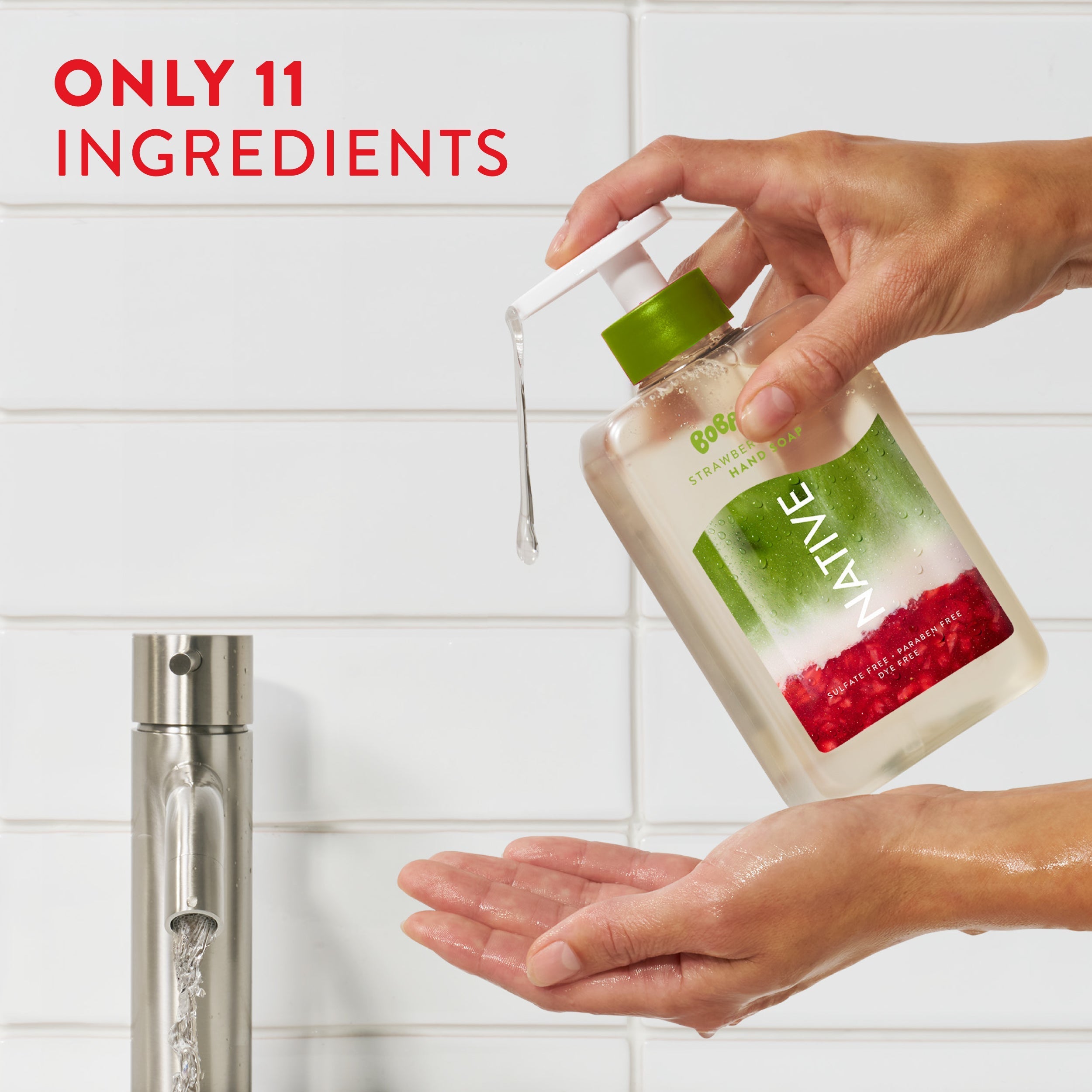 Strawberry Matcha Hand Soap Limited Edition 13oz Care Collection