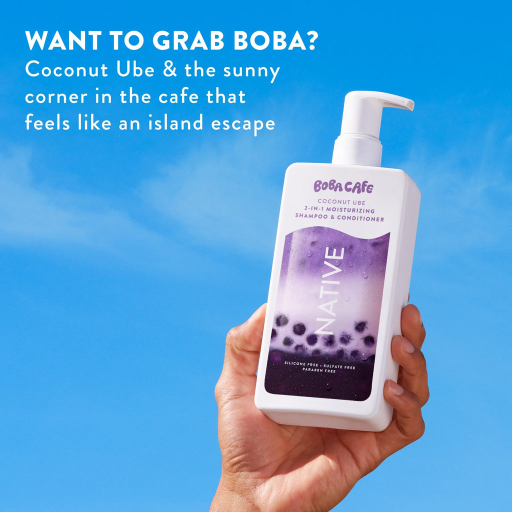 Coconut Ube Moisturizing 2 in 1 Shampoo and Conditioner Limited Edition 16.5oz Care Collection
